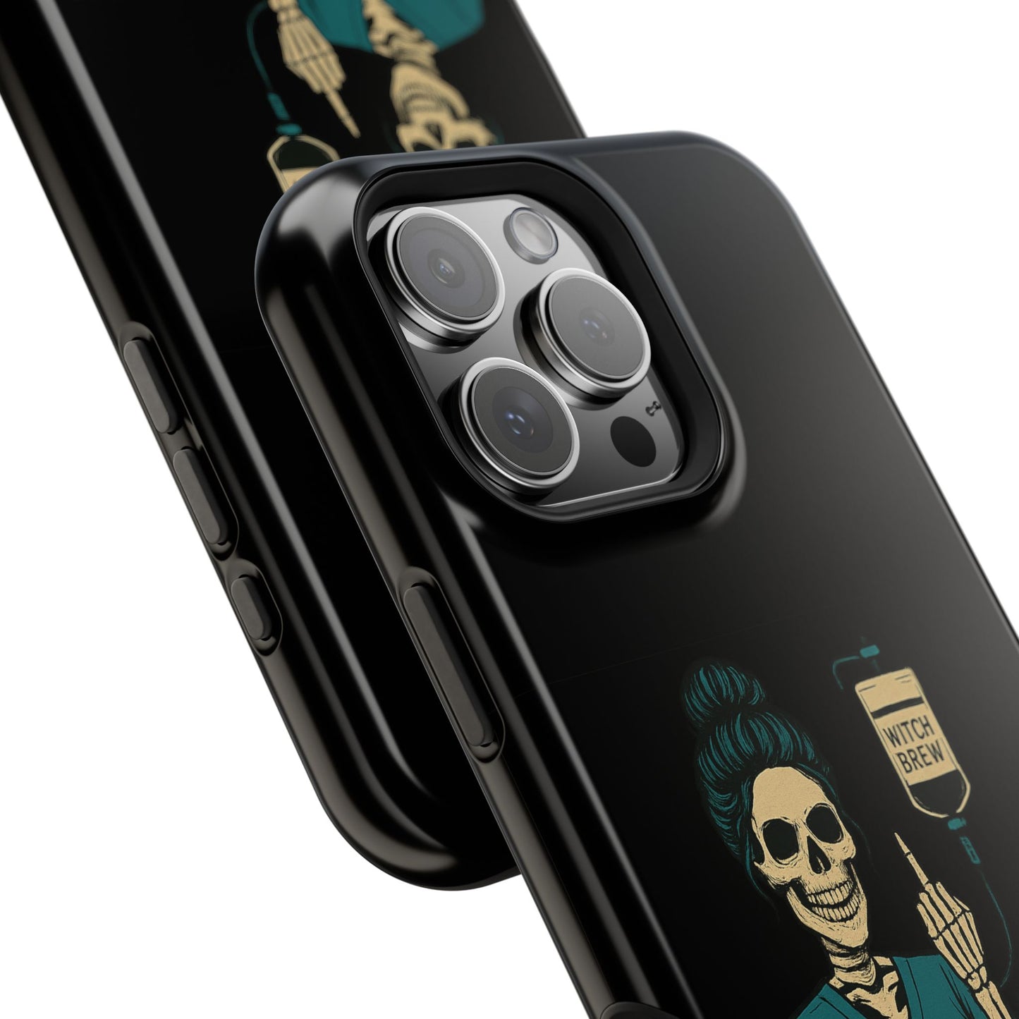 Caffeine Chaos Magnetic Phone Case, Halloween Gift, Witchy Accessories, Phone Cover, Spooky Style