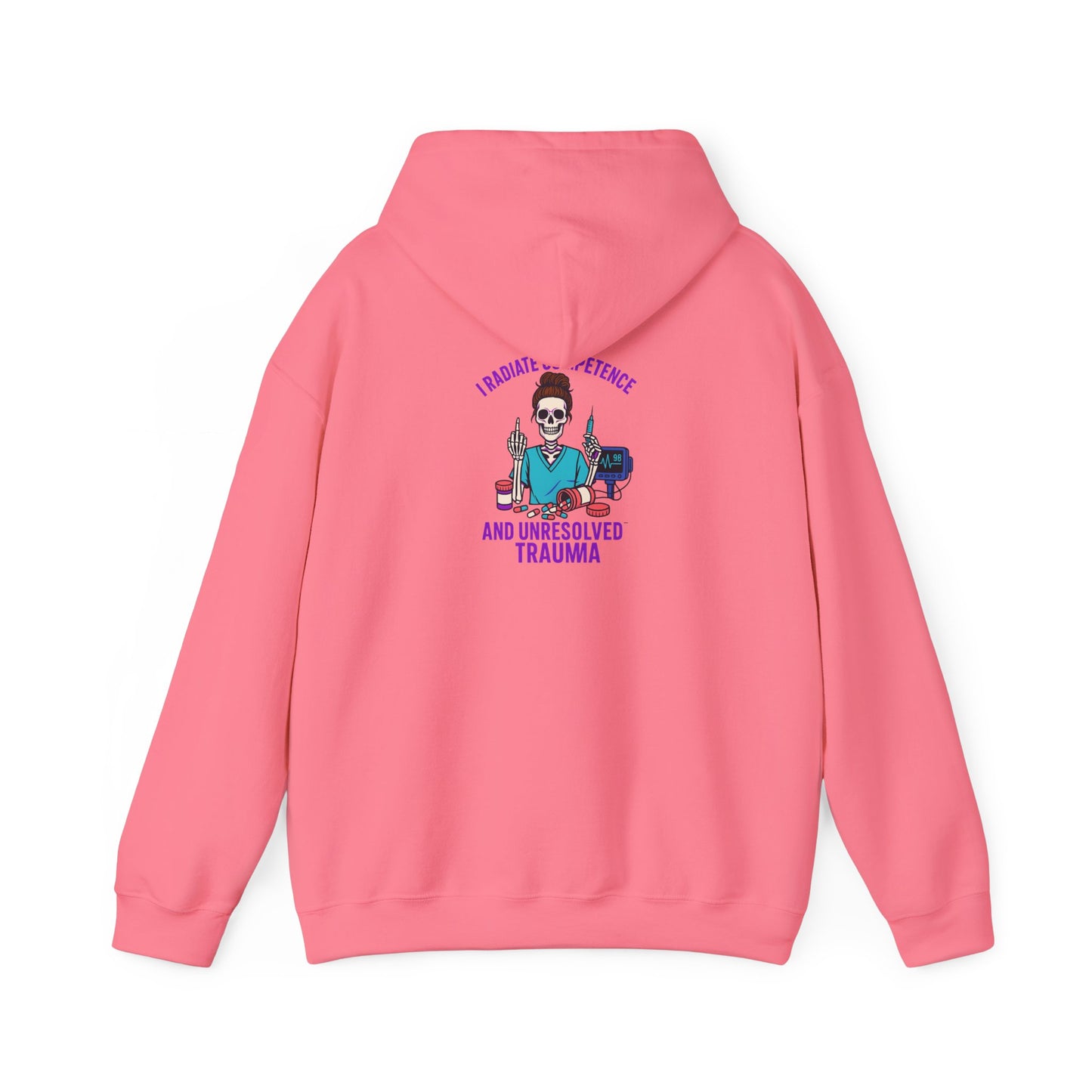 Unisex Heavy Blend Hooded Sweatshirt - Embrace Humor with 'Favorite Things and Unresolved Trauma', Cozy Casual for Everyday Wear, [...]