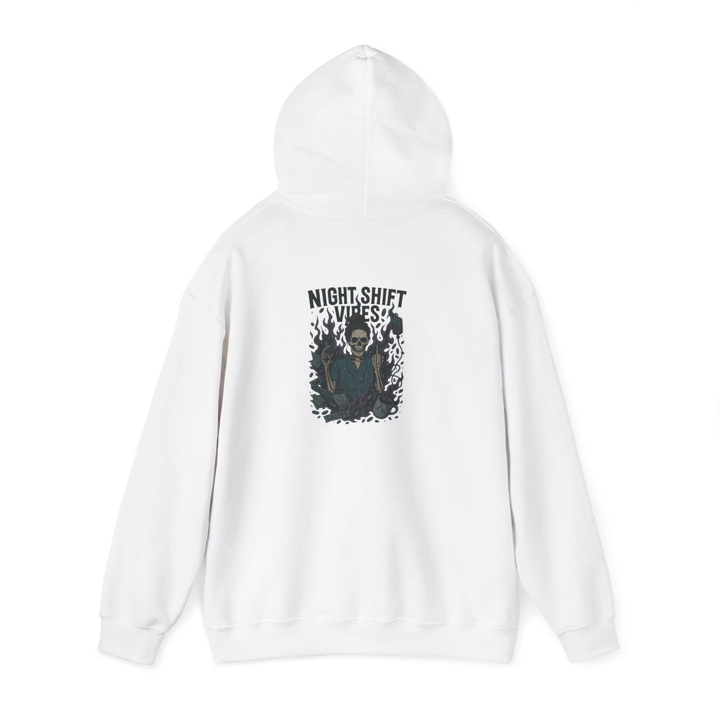 “Night Shift Vibes” – Sarcastic Nurse Hoodie
