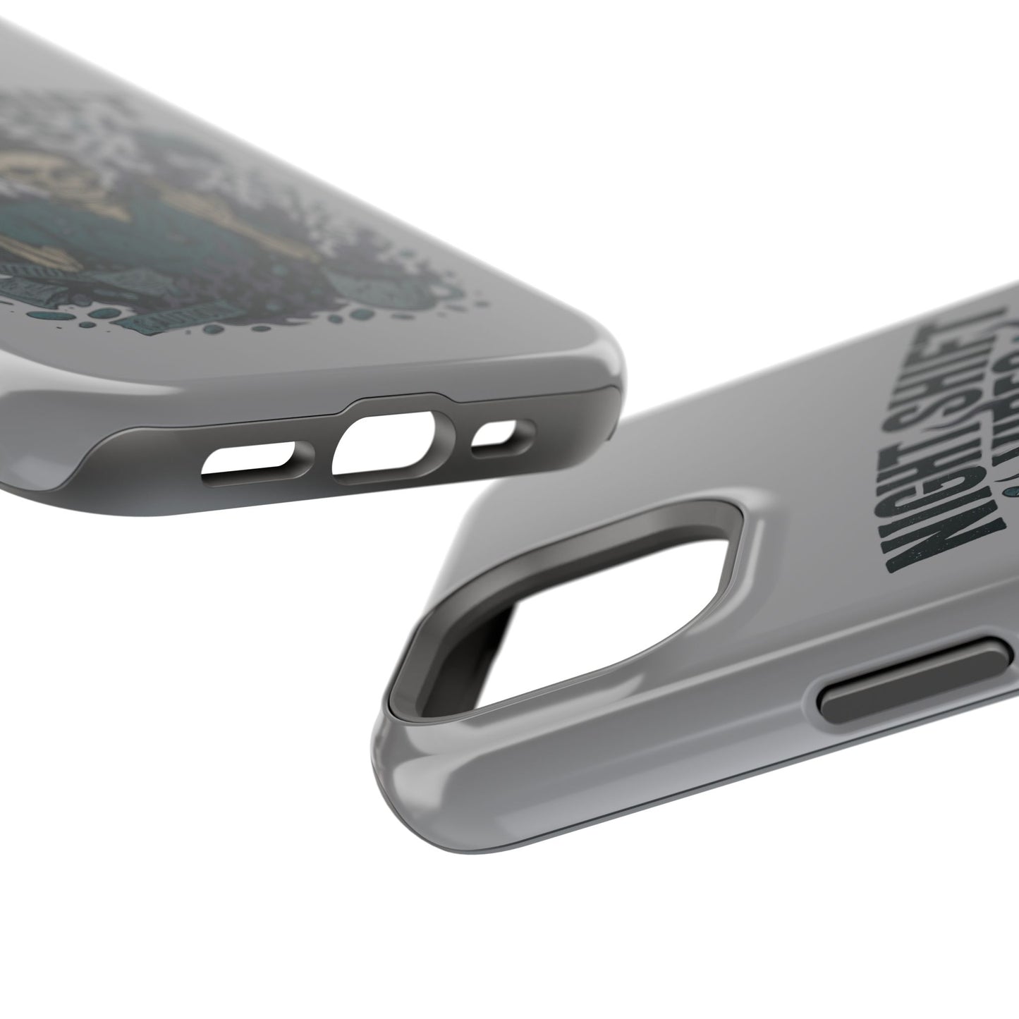 “Night Shift Vibes” – Bright & Chaotic Nurse Phone Case