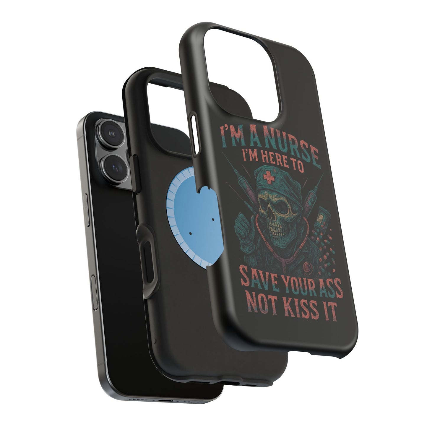 Nurse Humor Phone Case - Magnetic Tough Cases for Healthcare Professionals, Funny Nurse Gifts, Medical Gear, Supportive Nurse Accessories