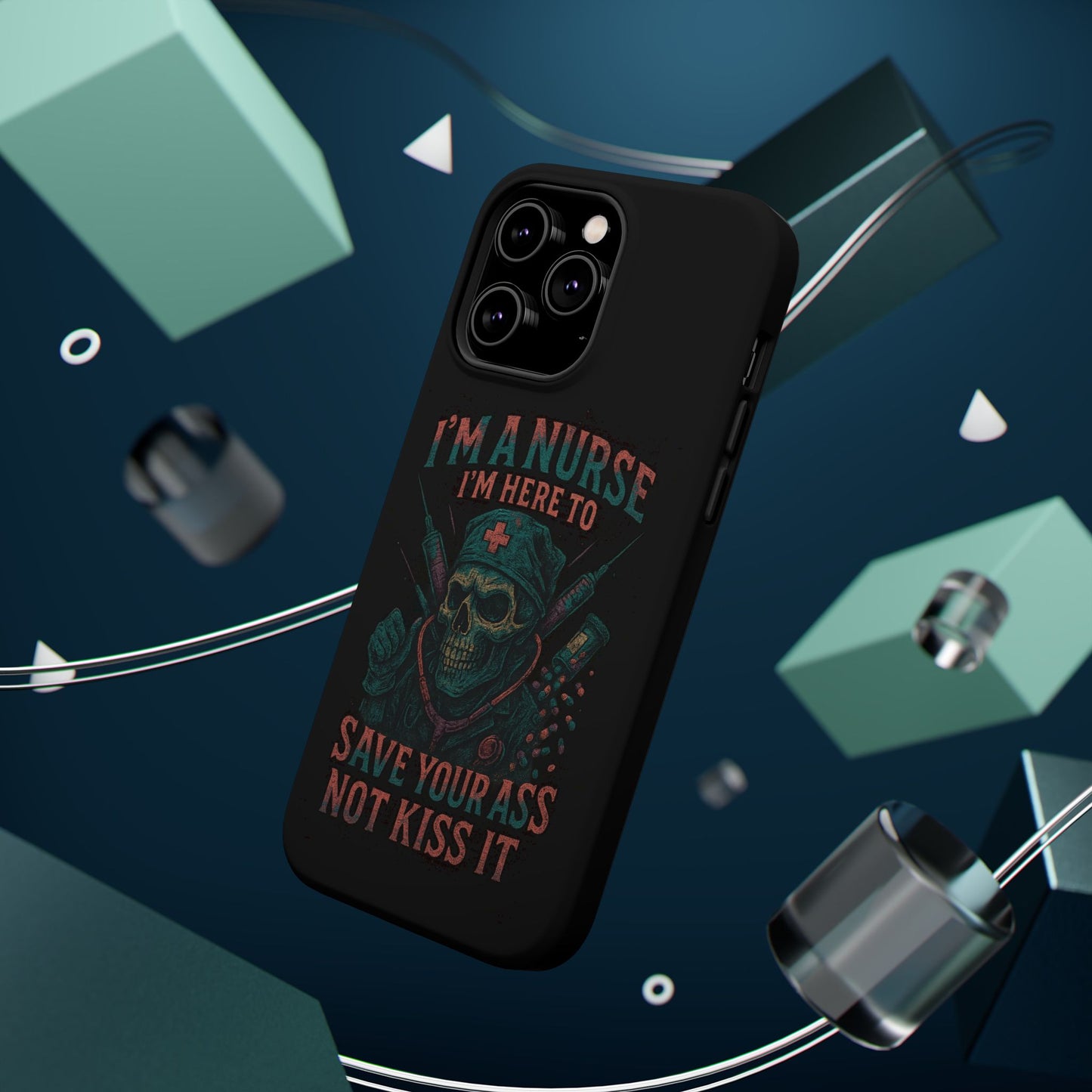 Nurse Humor Phone Case - Magnetic Tough Cases for Healthcare Professionals, Funny Nurse Gifts, Medical Gear, Supportive Nurse Accessories