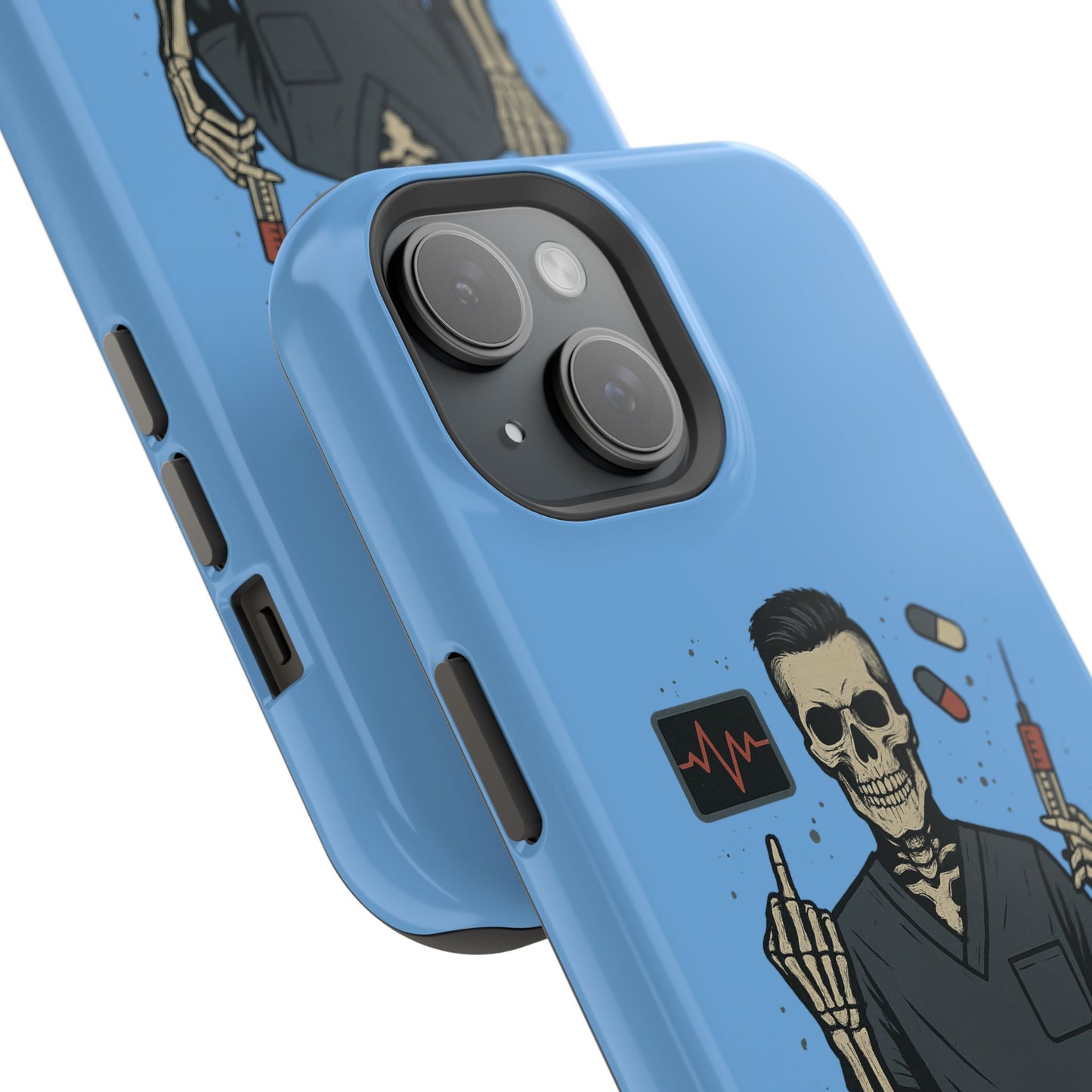 “Built Like a Code Cart. Tired Like a Night Shifter.” – Men’s Nurse Phone Case