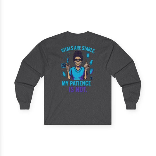 Vibrant Patient Humor Tee – Perfect for Healthcare Workers, Nurses, Medical Students, Gift for Health Enthusiasts, Fun Medical Apparel