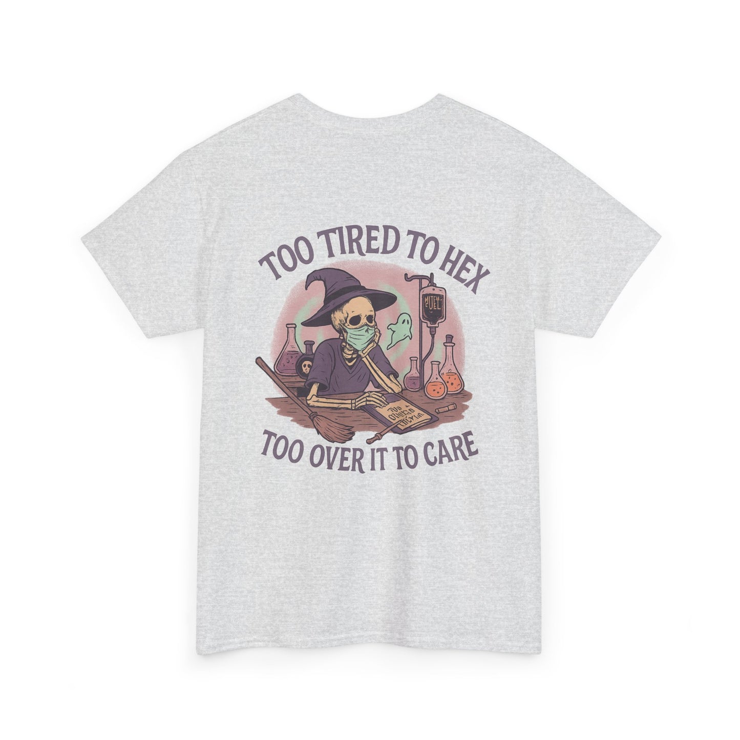 Too Tired to Hex Unisex Heavy Cotton Tee | Witchy T-Shirt | Perfect for Halloween, Casual Wear, Gift for Witches, Fun Graphic Tee, [...]