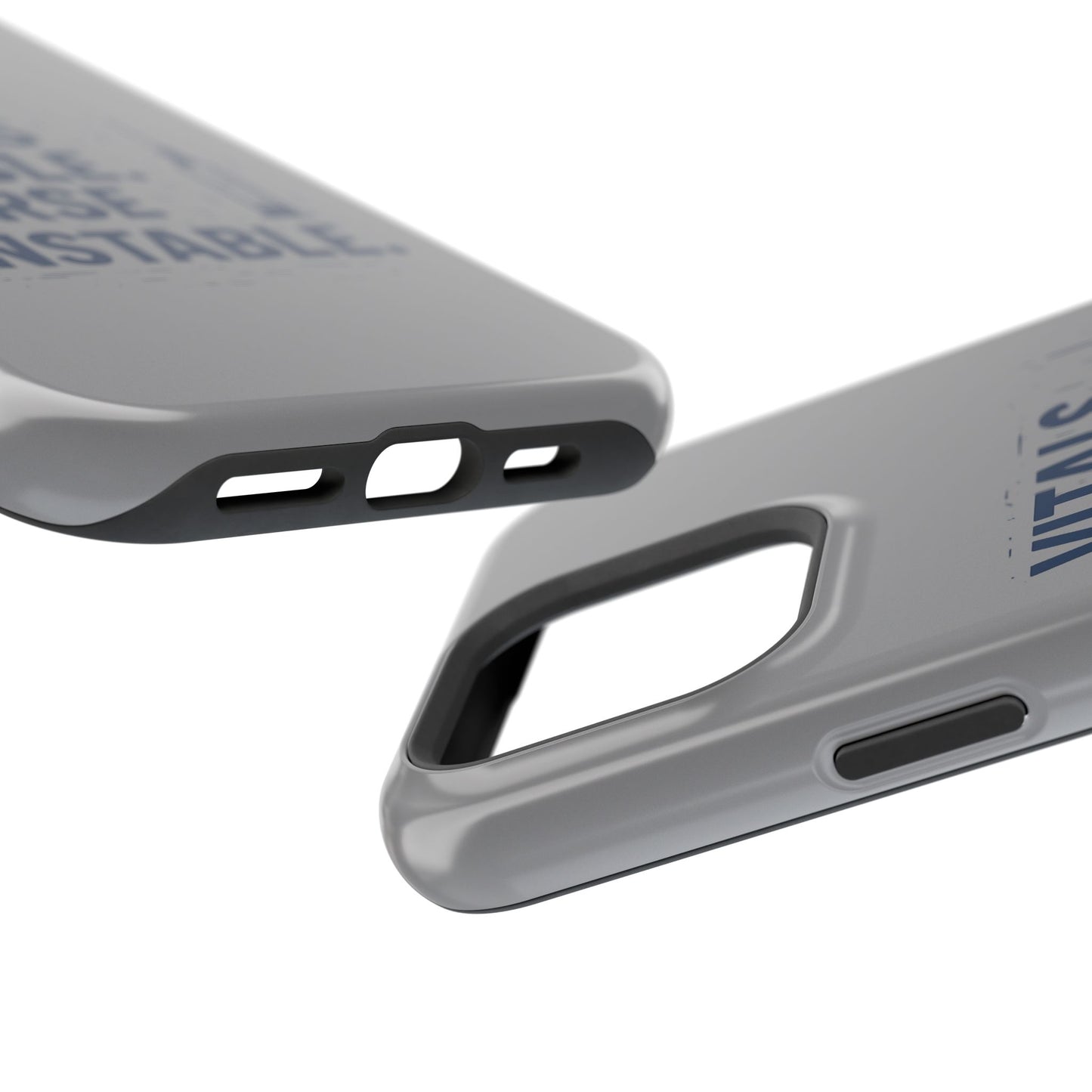 “Vitals Stable. Nurse Unstable.” – Sarcastic Nurse Phone Case