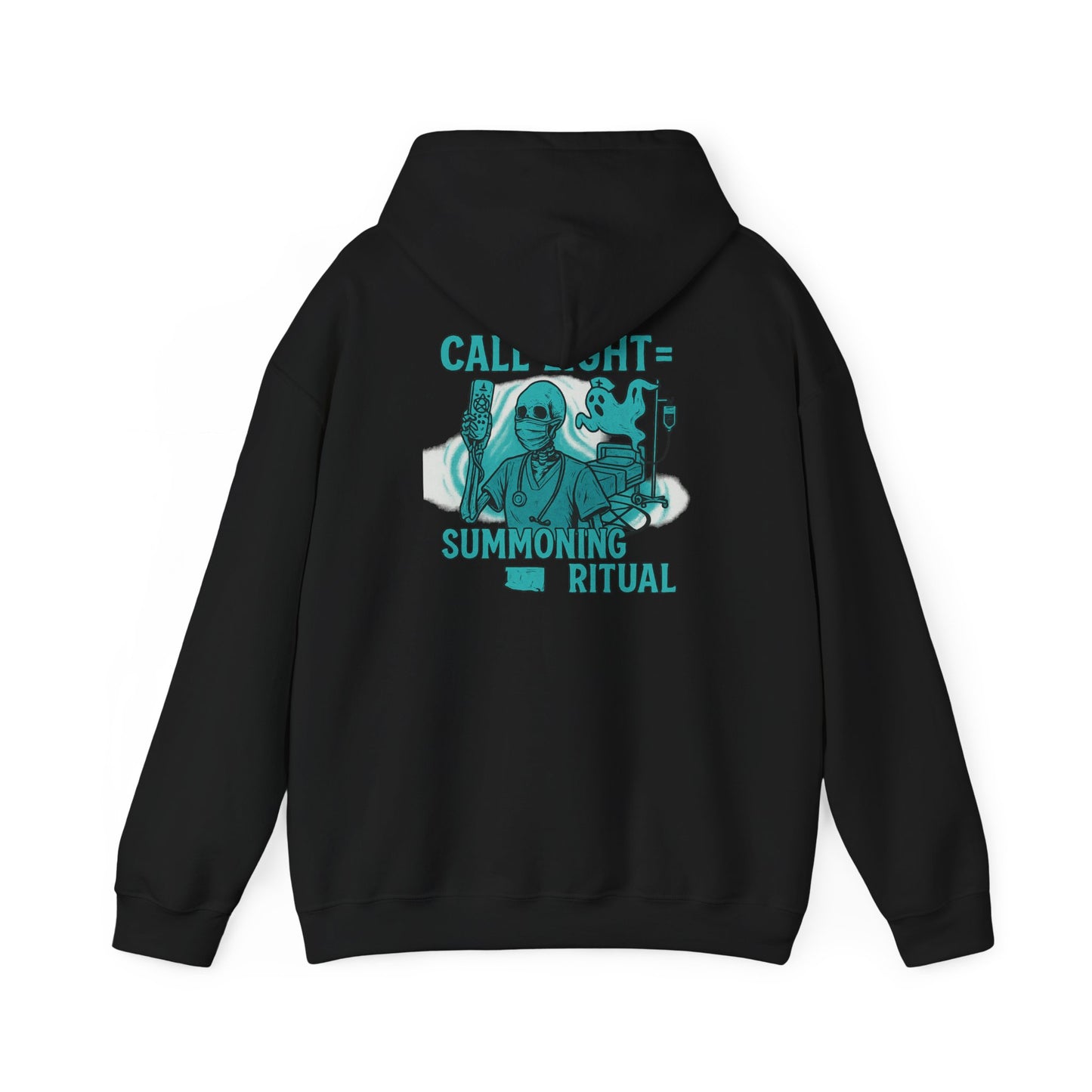Cozy Unisex Sweatshirt with Summoning Ritual Design for Casual Wear, Gifts, Home, and Halloween
