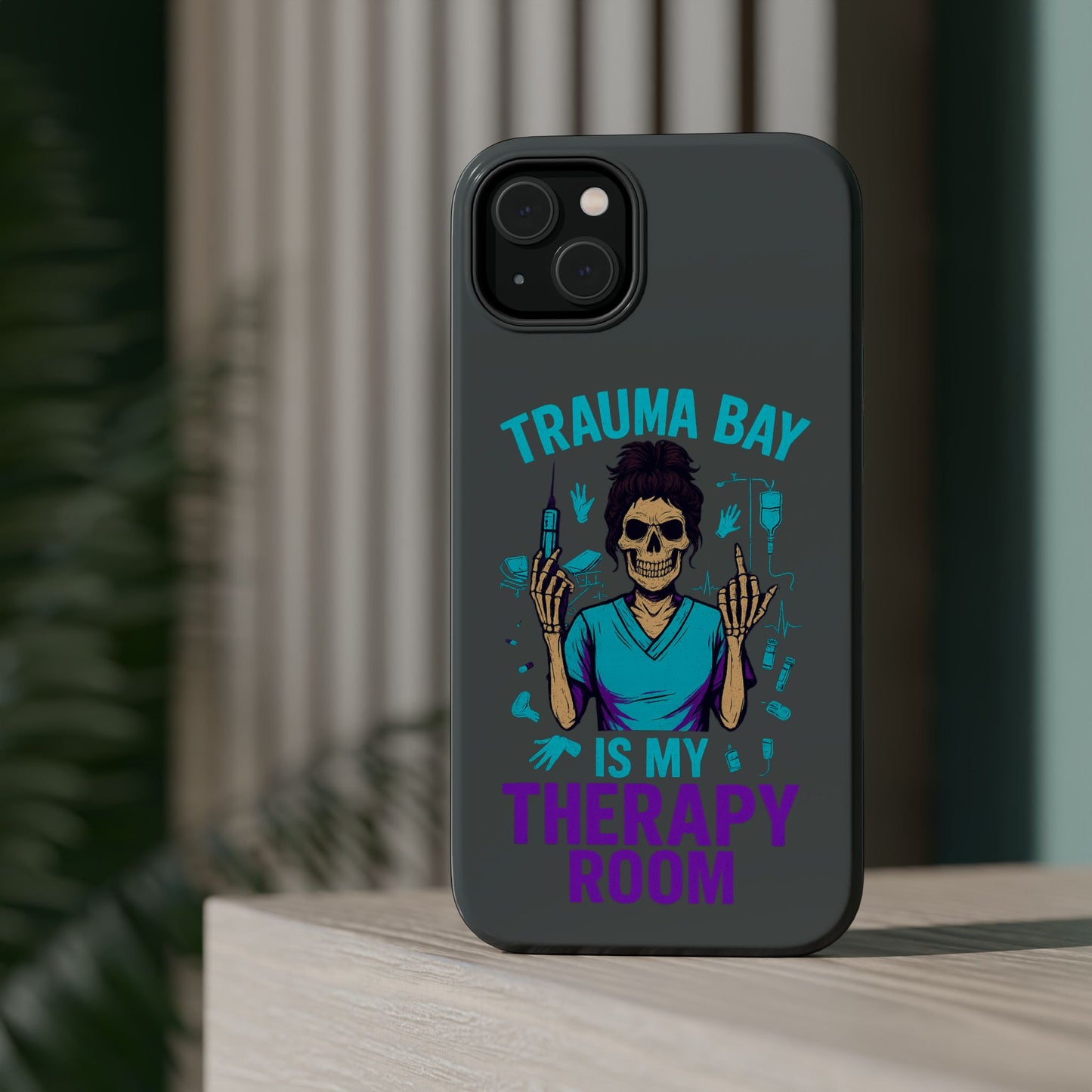 Magnetic Phone Case: Trauma Bay Is My Therapy Room - Perfect for Medical Professionals, Gifts for Nurses[...]