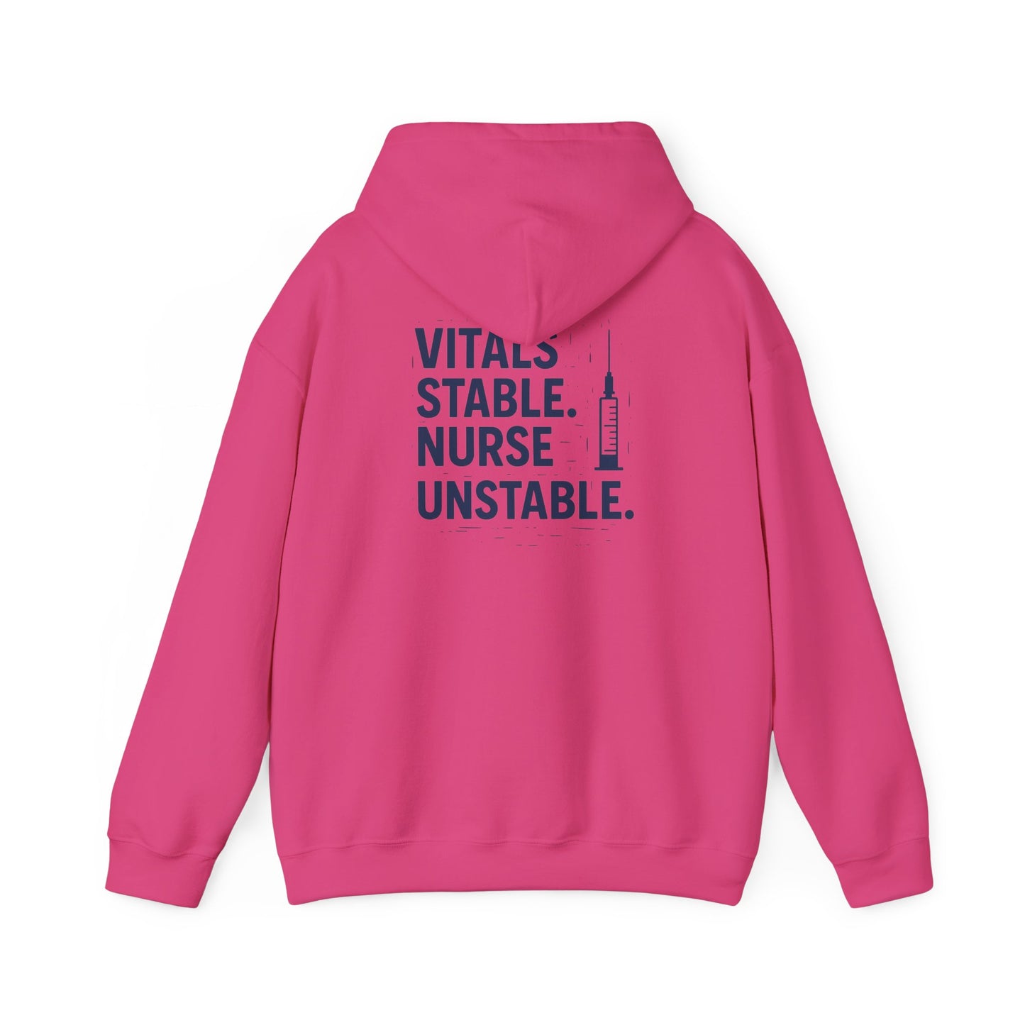 “Vitals Stable. Nurse Unstable.” – Chaotic Nurse Hoodie