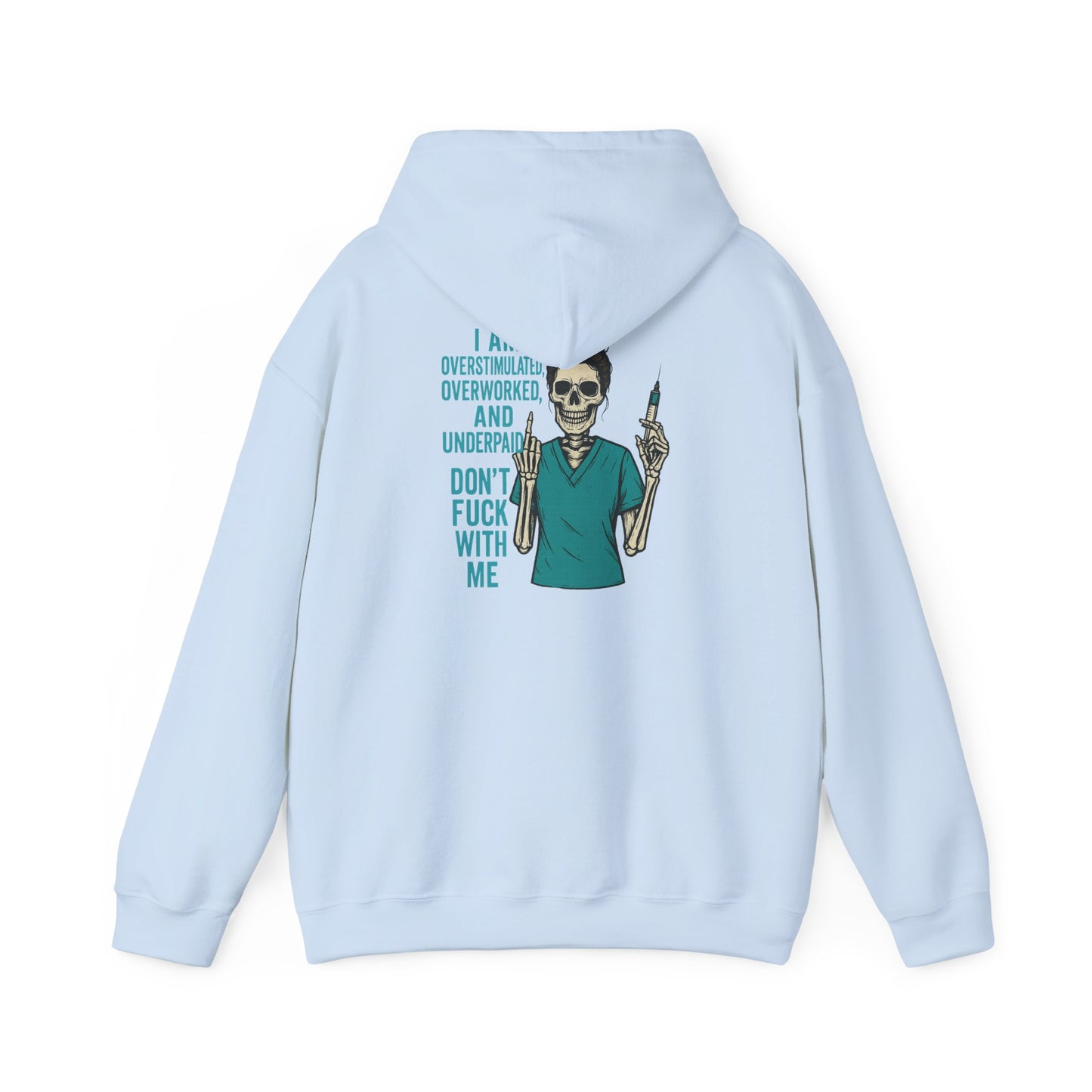 Skeleton Vibe Hoodie | Unisex Heavy Blend Sweatshirt | Funny Gift for Stress Relief | Humor for Overwhelmed Souls | Comfortable Casual [...]