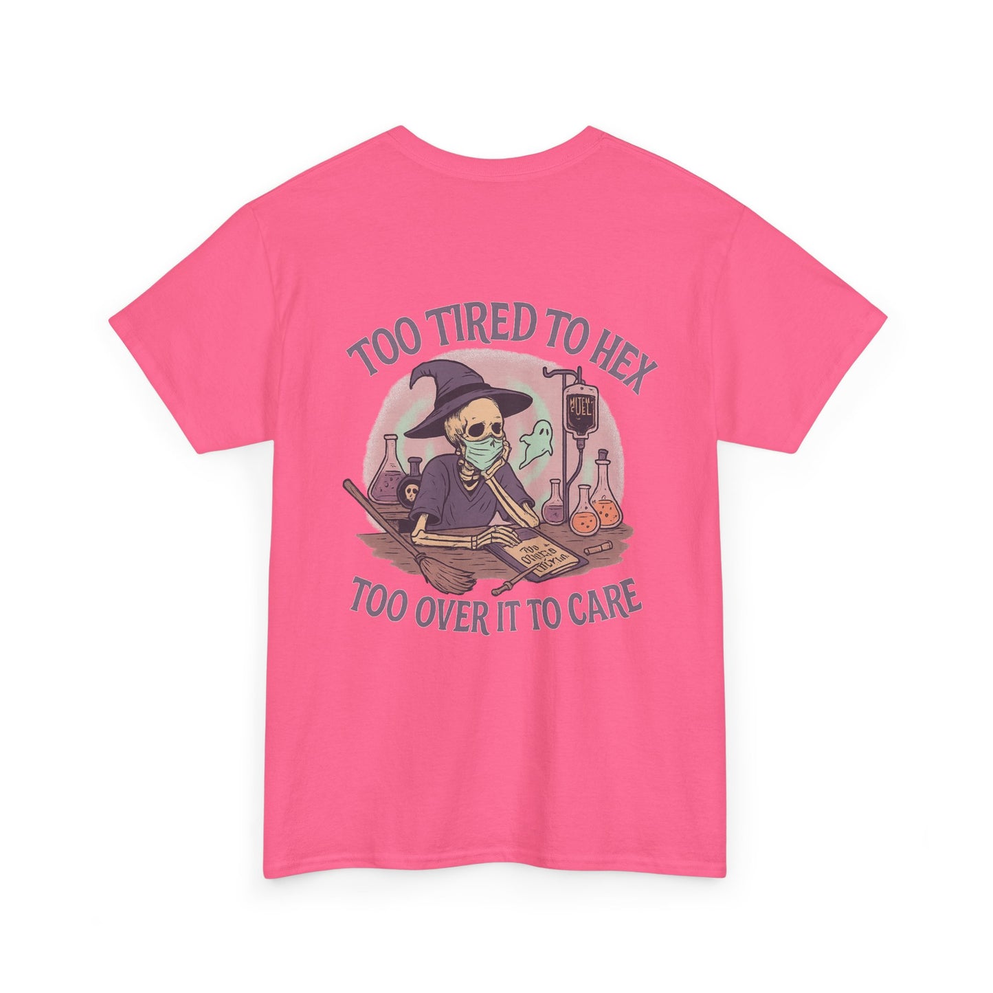 Too Tired to Hex Unisex Heavy Cotton Tee | Witchy T-Shirt | Perfect for Halloween, Casual Wear, Gift for Witches, Fun Graphic Tee, [...]