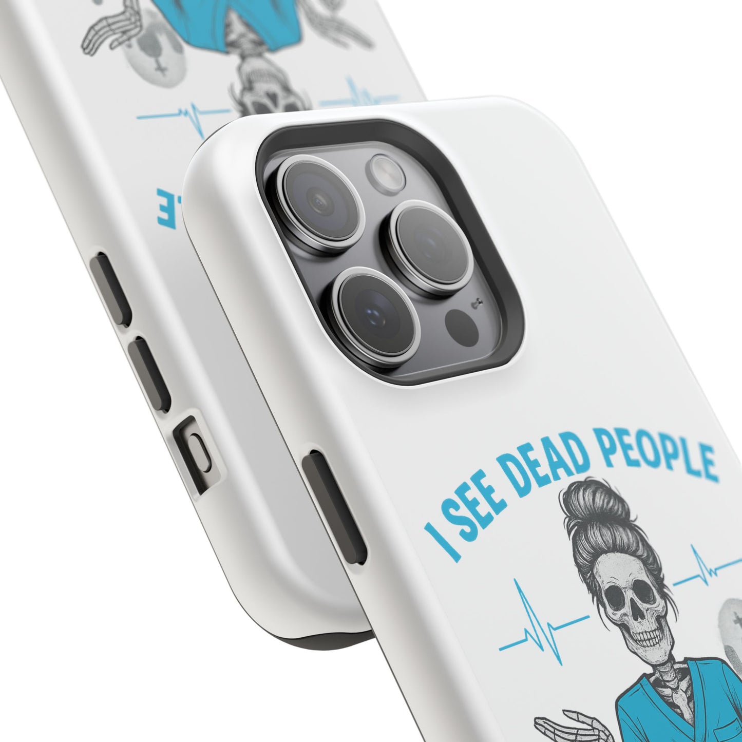 Magnetic Phone Case - I See Dead People, Fun Gift for Nurses, Quirky Healthcare Accessory, Medical Humor, Halloween Novelty, Phone [...]