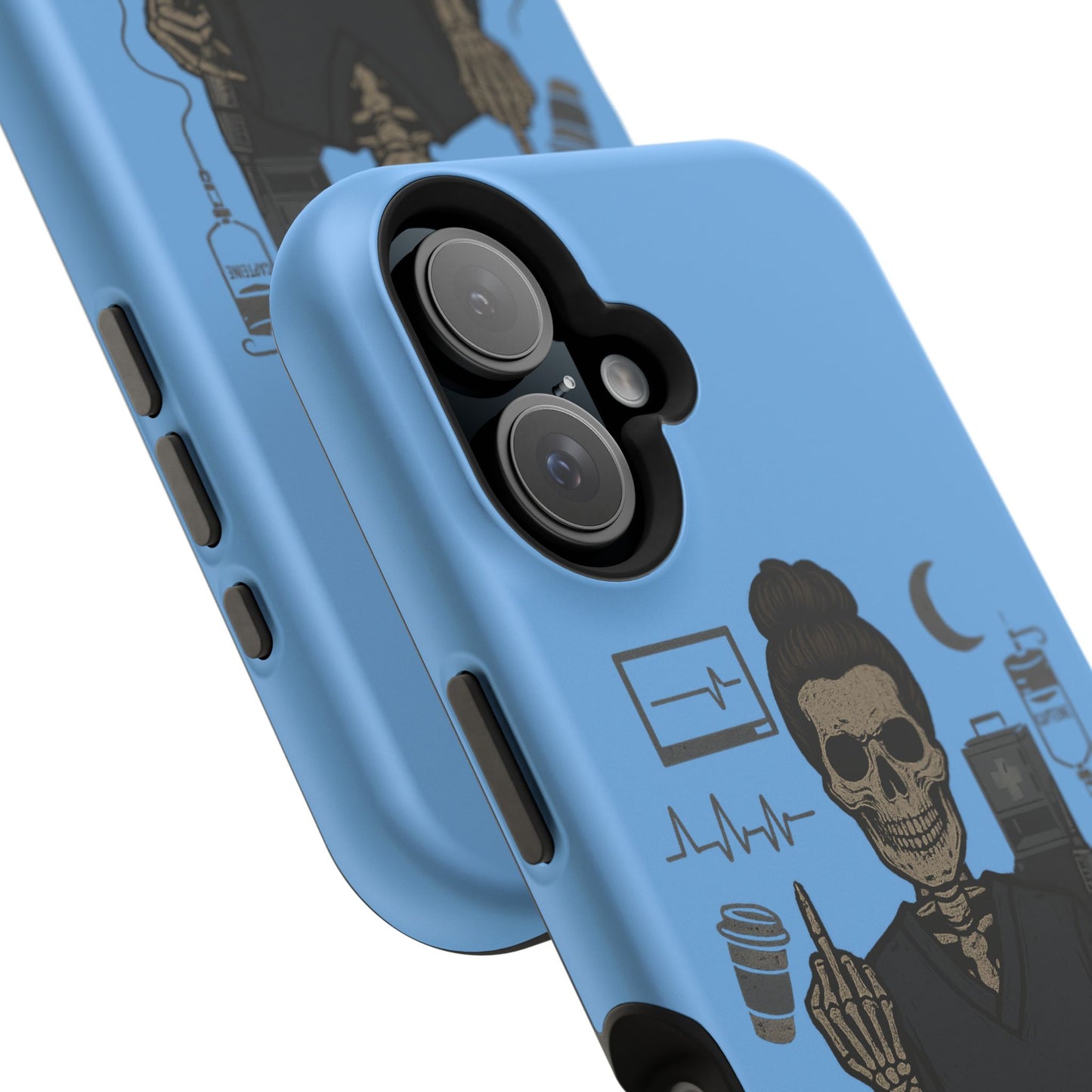 “It’s Not Night Shift Until Someone Cries and Someone Codes” – Nurse Chaos Phone Case
