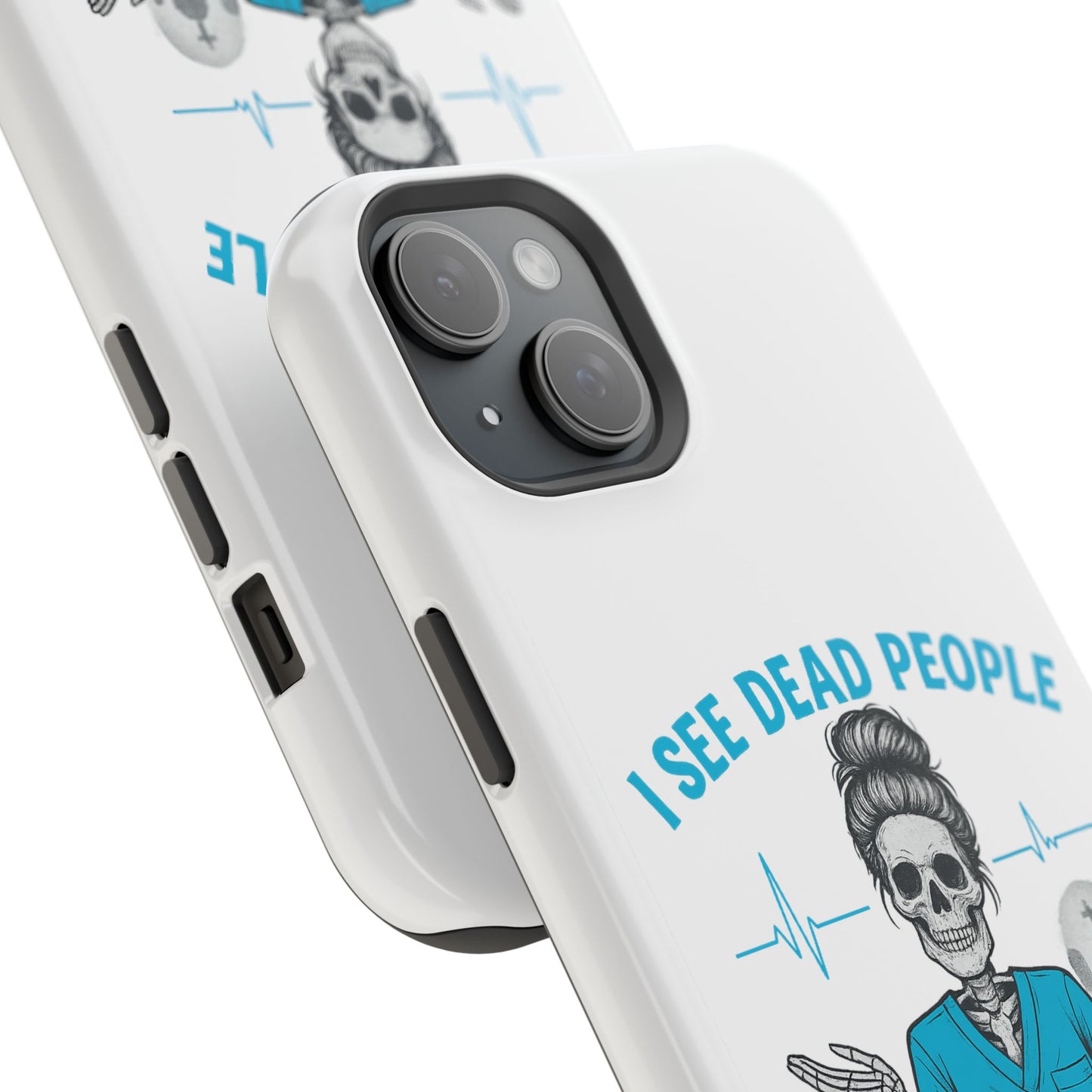 Magnetic Phone Case - I See Dead People, Fun Gift for Nurses, Quirky Healthcare Accessory, Medical Humor, Halloween Novelty, Phone [...]