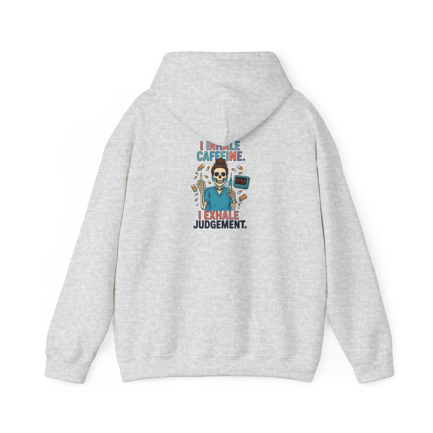 Caffeine Judgment Sweatshirt, Funny Coffee Lover Hoodie, Unisex Hoodie Gift, Halloween Sweatshirt, Cozy Casual Wear