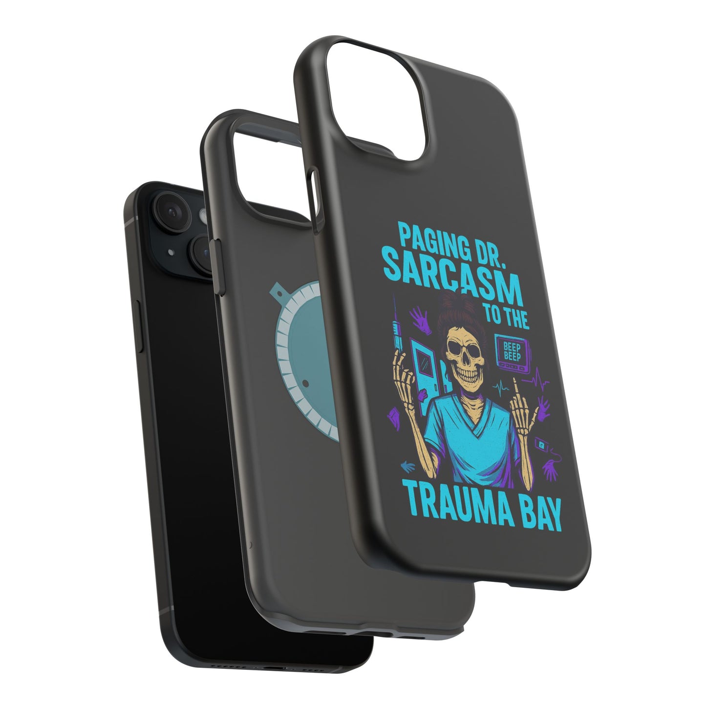 Medical Humor Magnetic Cases - Paging Dr. Sarcasm, Doctor Phone Case, Funny Gift for Nurses, Hospital Staff, Sarcastic Design