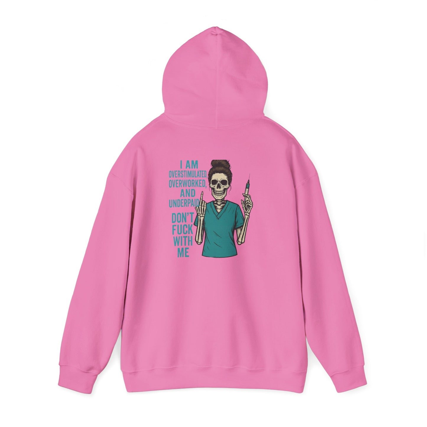 Skeleton Vibe Hoodie | Unisex Heavy Blend Sweatshirt | Funny Gift for Stress Relief | Humor for Overwhelmed Souls | Comfortable Casual [...]