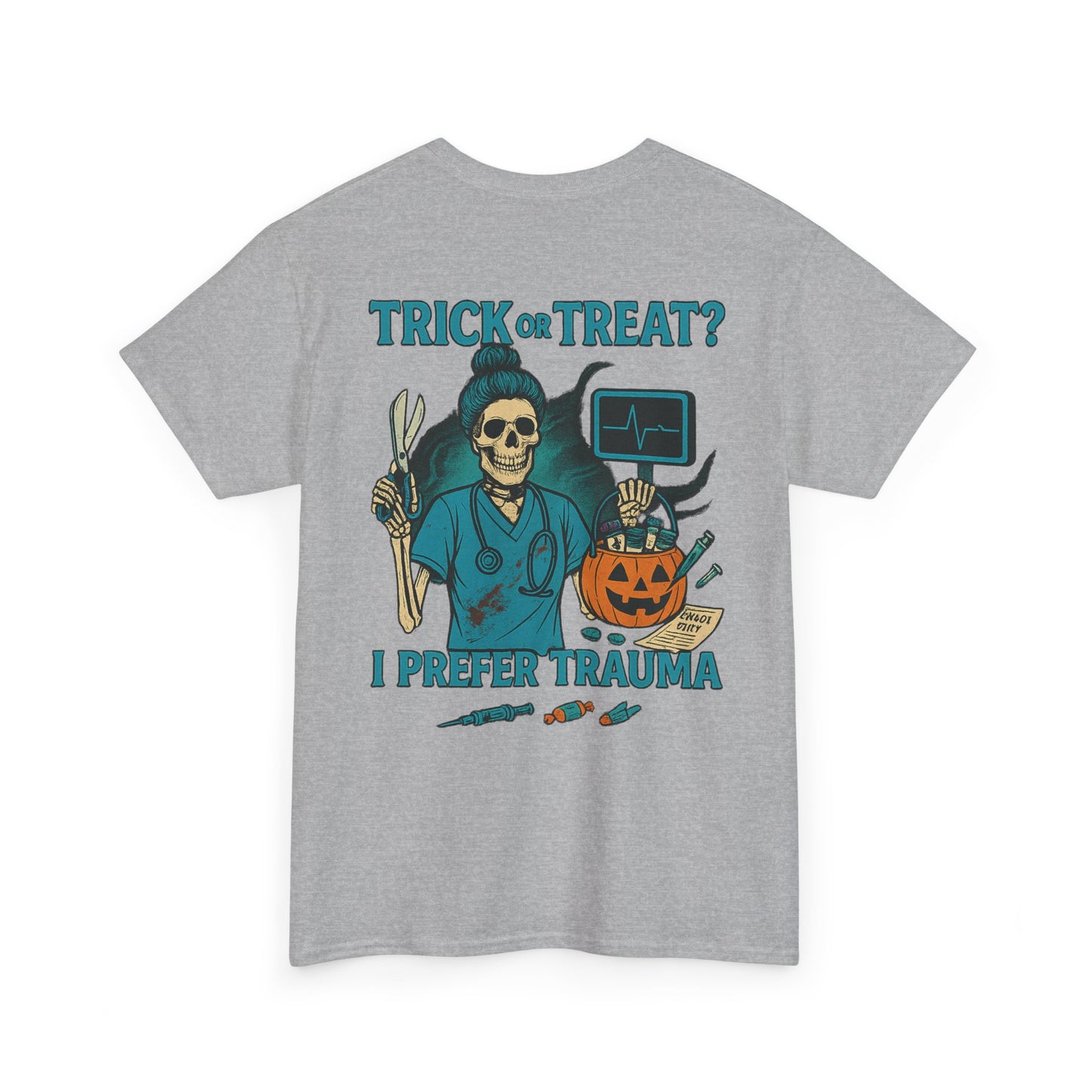 Halloween Vibe T-Shirt, Funny Unisex Tee, Spooky Gift, Trick or Treat Humor, Casual Wear for October Celebrations, Costume Party Essential