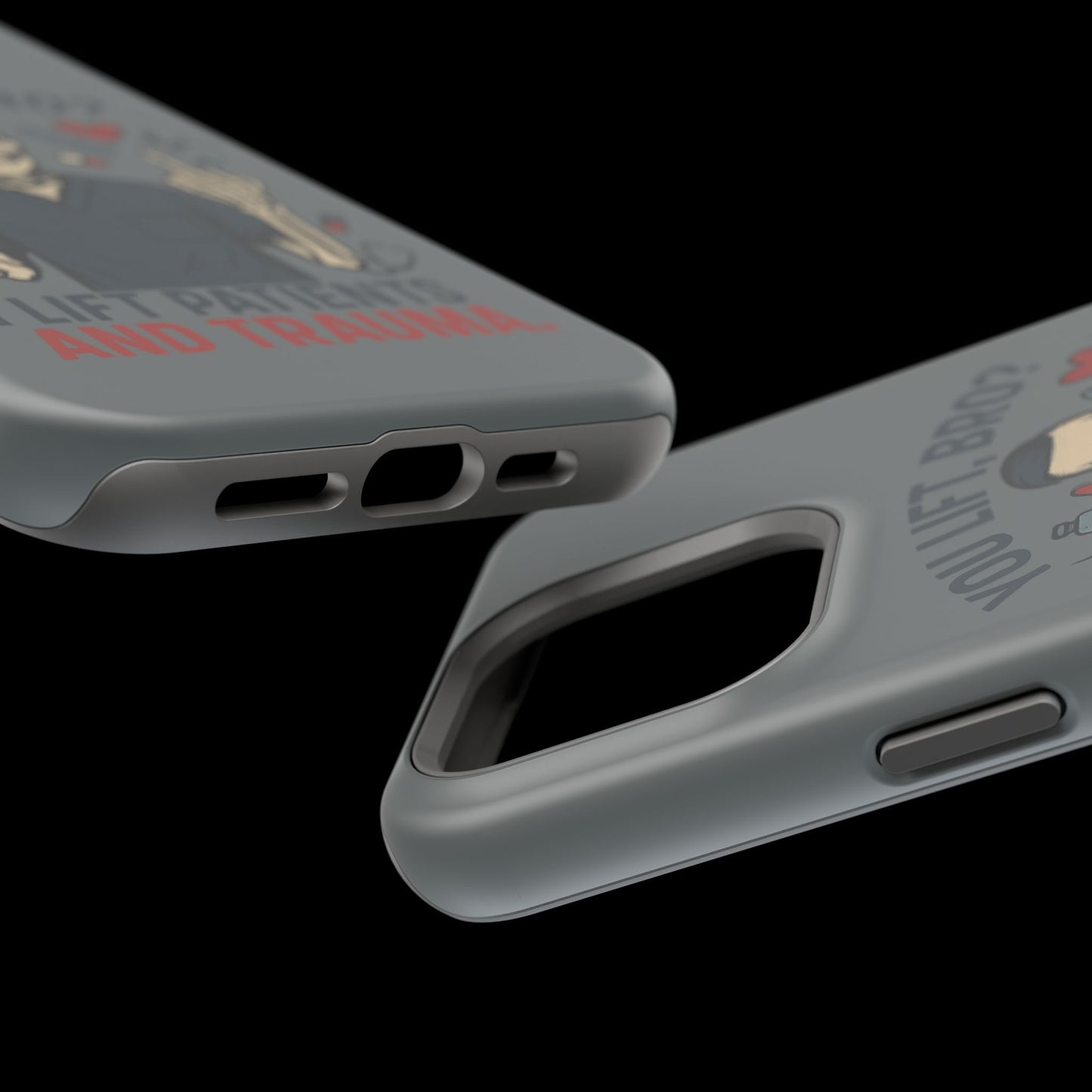 “You Lift, Bro? I Lift Patients and Trauma.” – Men’s Nurse Phone Case
