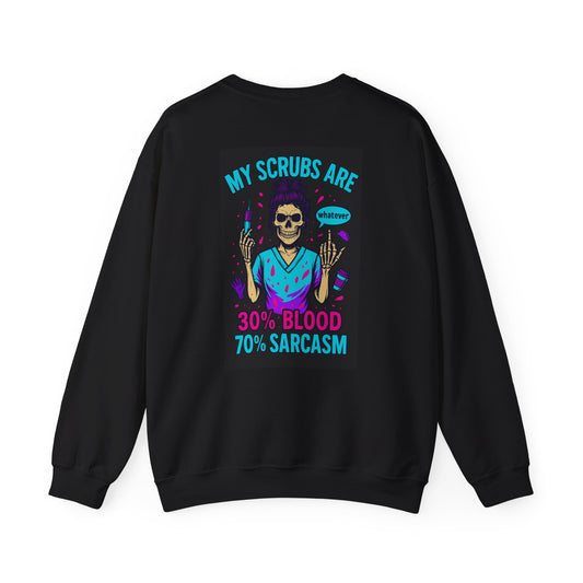 Sarcastic Medical Sweatshirt, Funny Crewneck for Nurses, Unisex Gift for Healthcare Workers, Halloween Apparel, Medical Humor Clothing