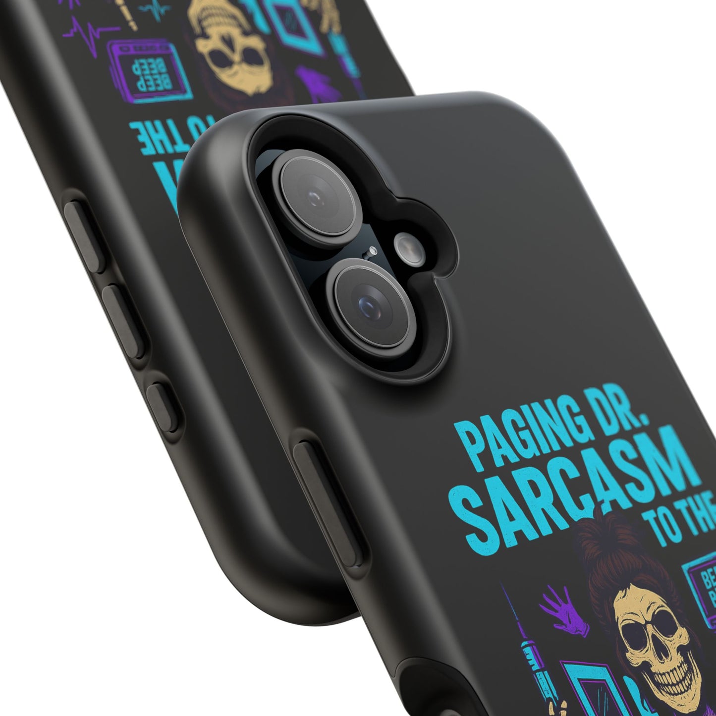 Medical Humor Magnetic Cases - Paging Dr. Sarcasm, Doctor Phone Case, Funny Gift for Nurses, Hospital Staff, Sarcastic Design