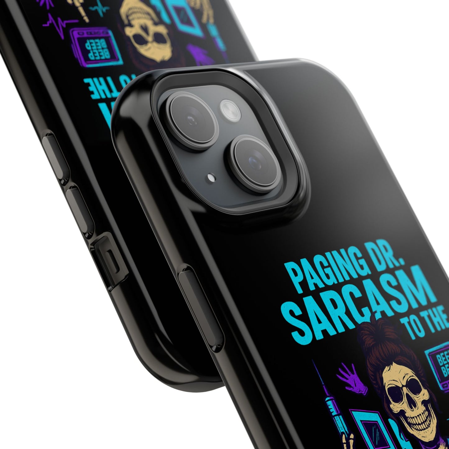Medical Humor Magnetic Cases - Paging Dr. Sarcasm, Doctor Phone Case, Funny Gift for Nurses, Hospital Staff, Sarcastic Design