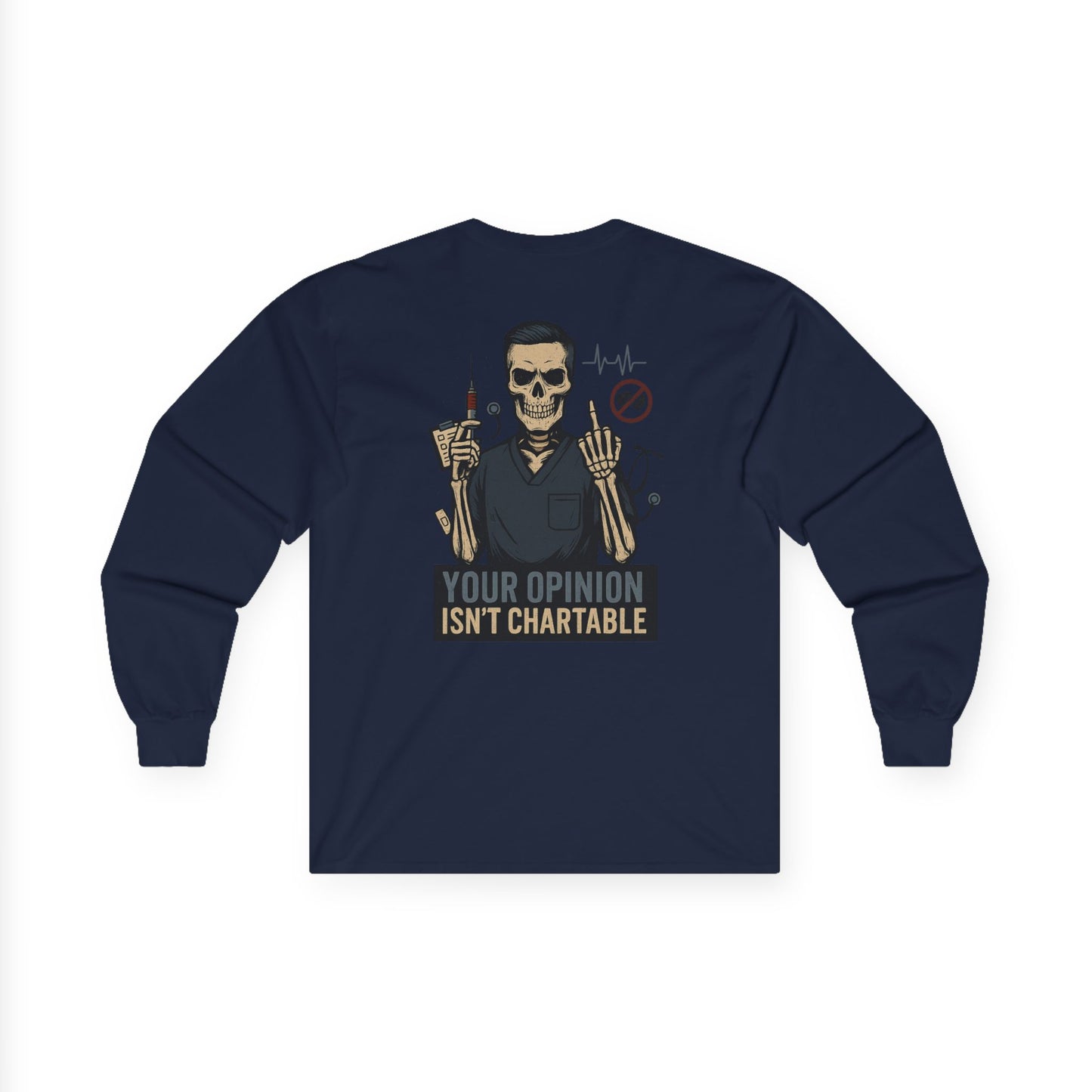 “Your Opinion Isn’t Chartable” – Men’s Long Sleeve Tee