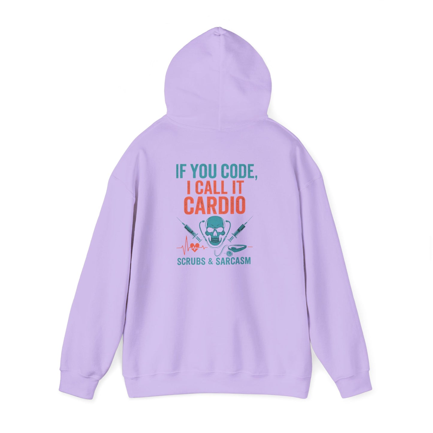 “If You Code, I Call It Cardio” – Chaotic Nurse Hoodie