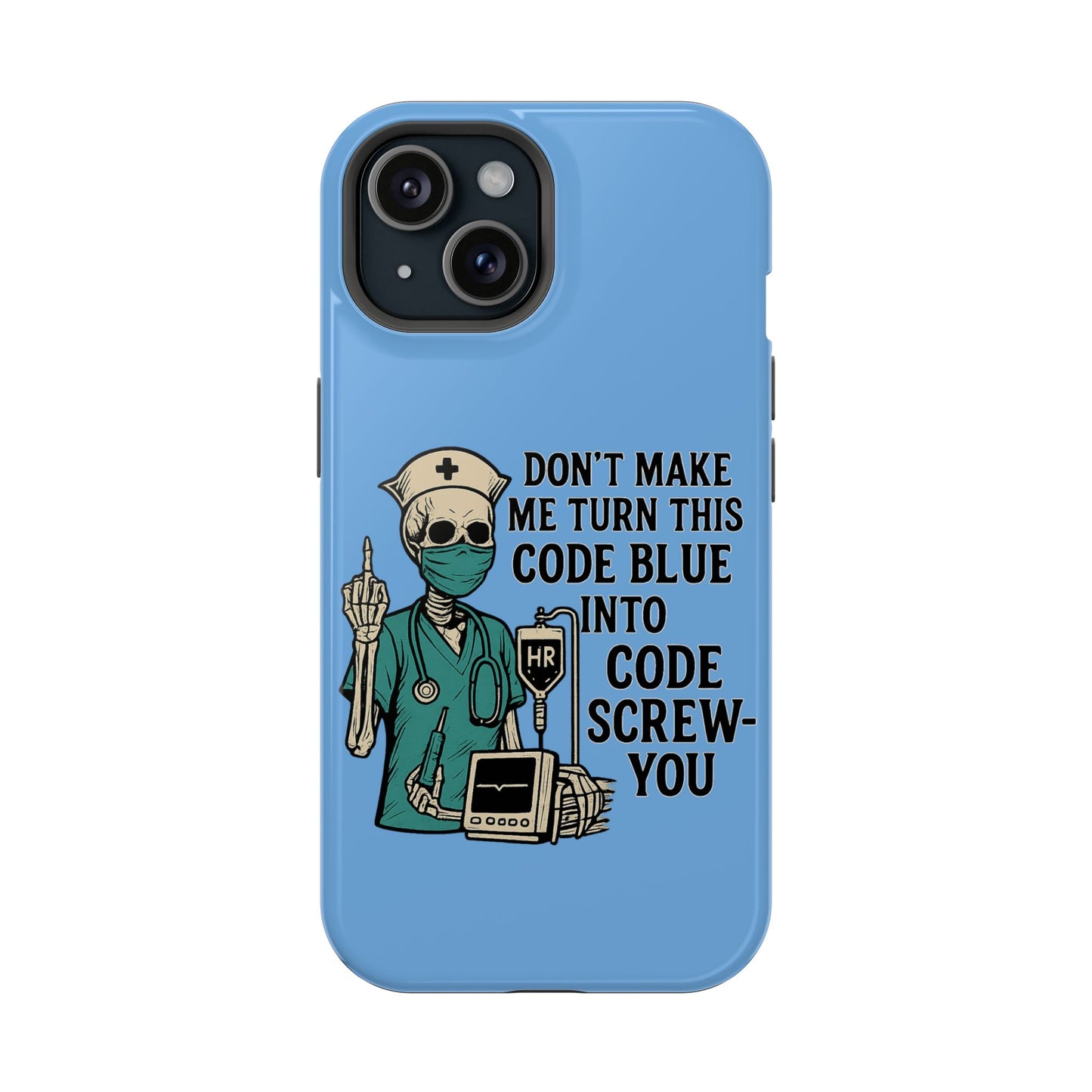 Magnetic Phone Cases with Medical Humor - Unique Gift for Nurses, Medical Professionals, Halloween, Birthday, Nursing School