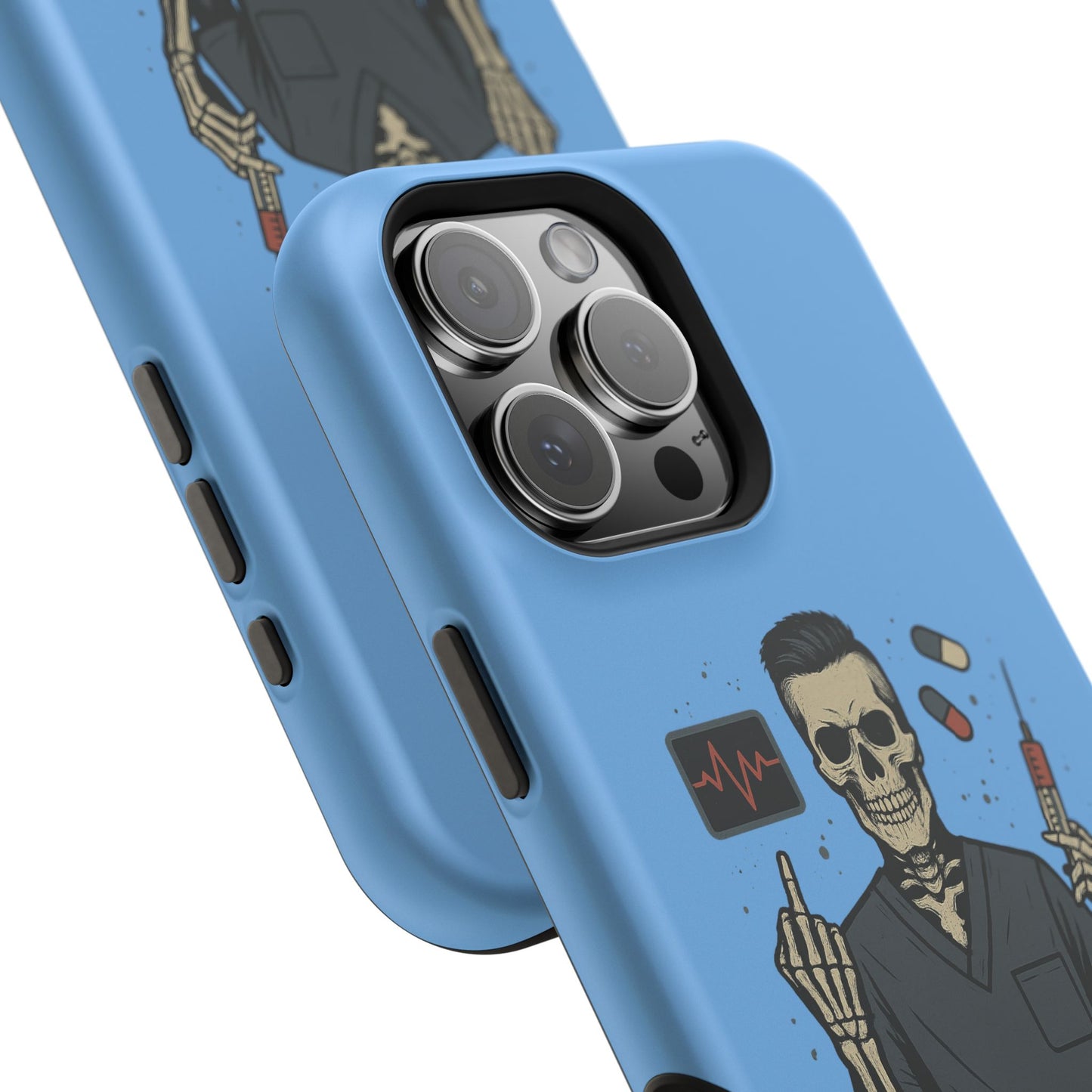 “Built Like a Code Cart. Tired Like a Night Shifter.” – Men’s Nurse Phone Case