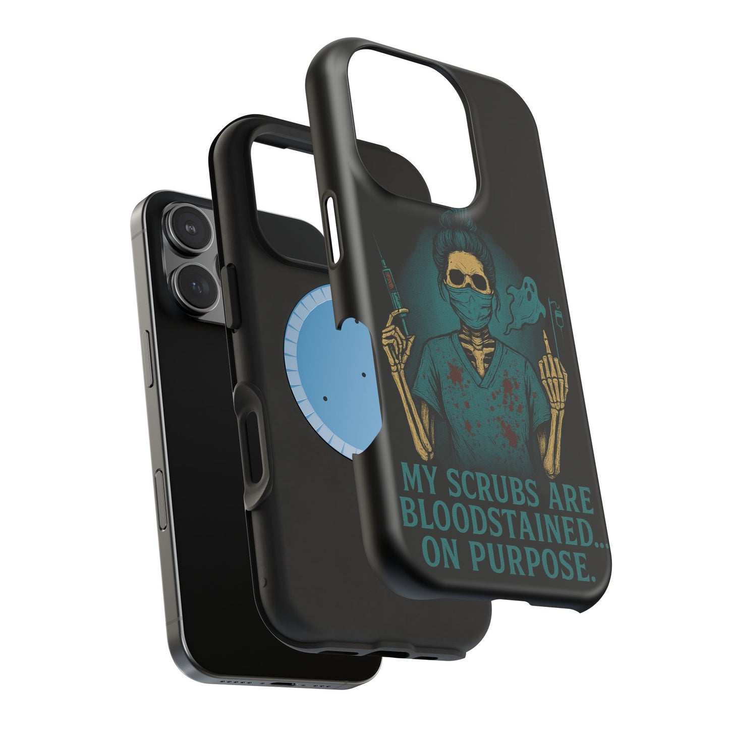 Gothic Nurse Phone Case – My Scrubs Are Bloodstained, Halloween Gift, Medical Humor, Nurse Appreciation, Skull Design, Stylish Tech [...]