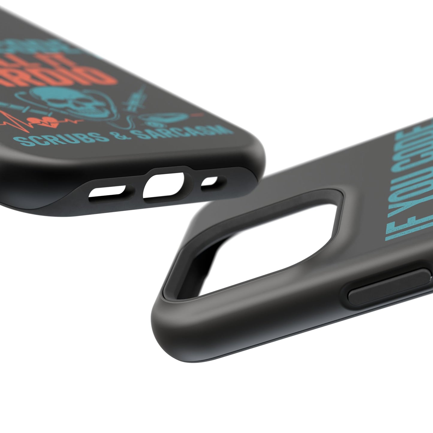 Magnetic Phone Cases for Nurses, Funny Code Humor, Cute Sarcastic Gifts, Tech Accessories, Medical Profession, Unique Design