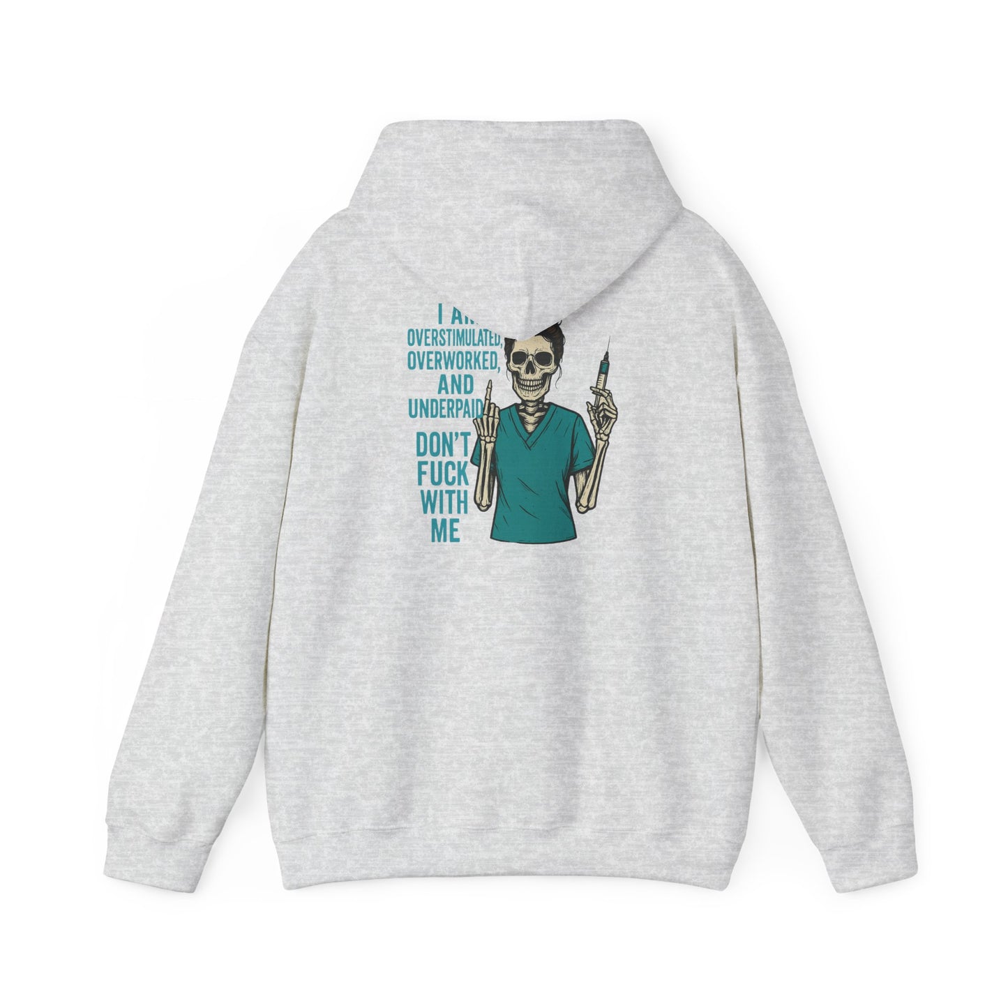 Skeleton Vibe Hoodie | Unisex Heavy Blend Sweatshirt | Funny Gift for Stress Relief | Humor for Overwhelmed Souls | Comfortable Casual [...]