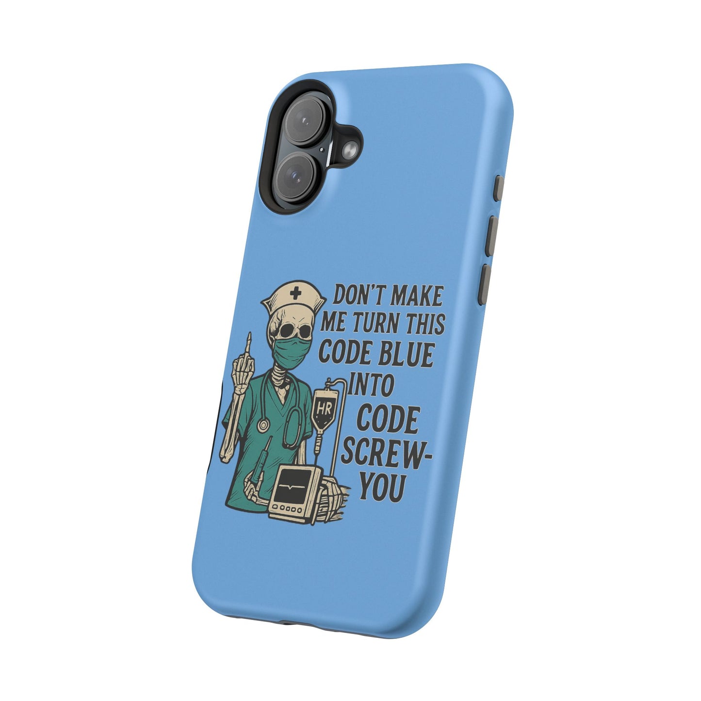 Magnetic Phone Cases with Medical Humor - Unique Gift for Nurses, Medical Professionals, Halloween, Birthday, Nursing School