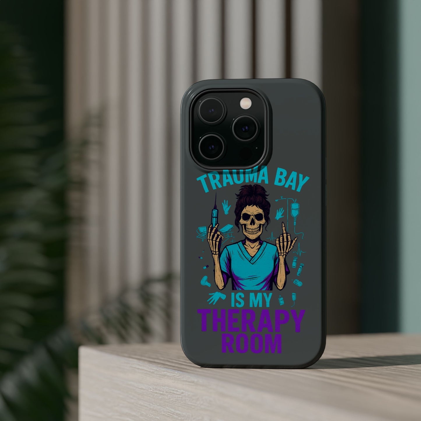 Magnetic Phone Case: Trauma Bay Is My Therapy Room - Perfect for Medical Professionals, Gifts for Nurses[...]