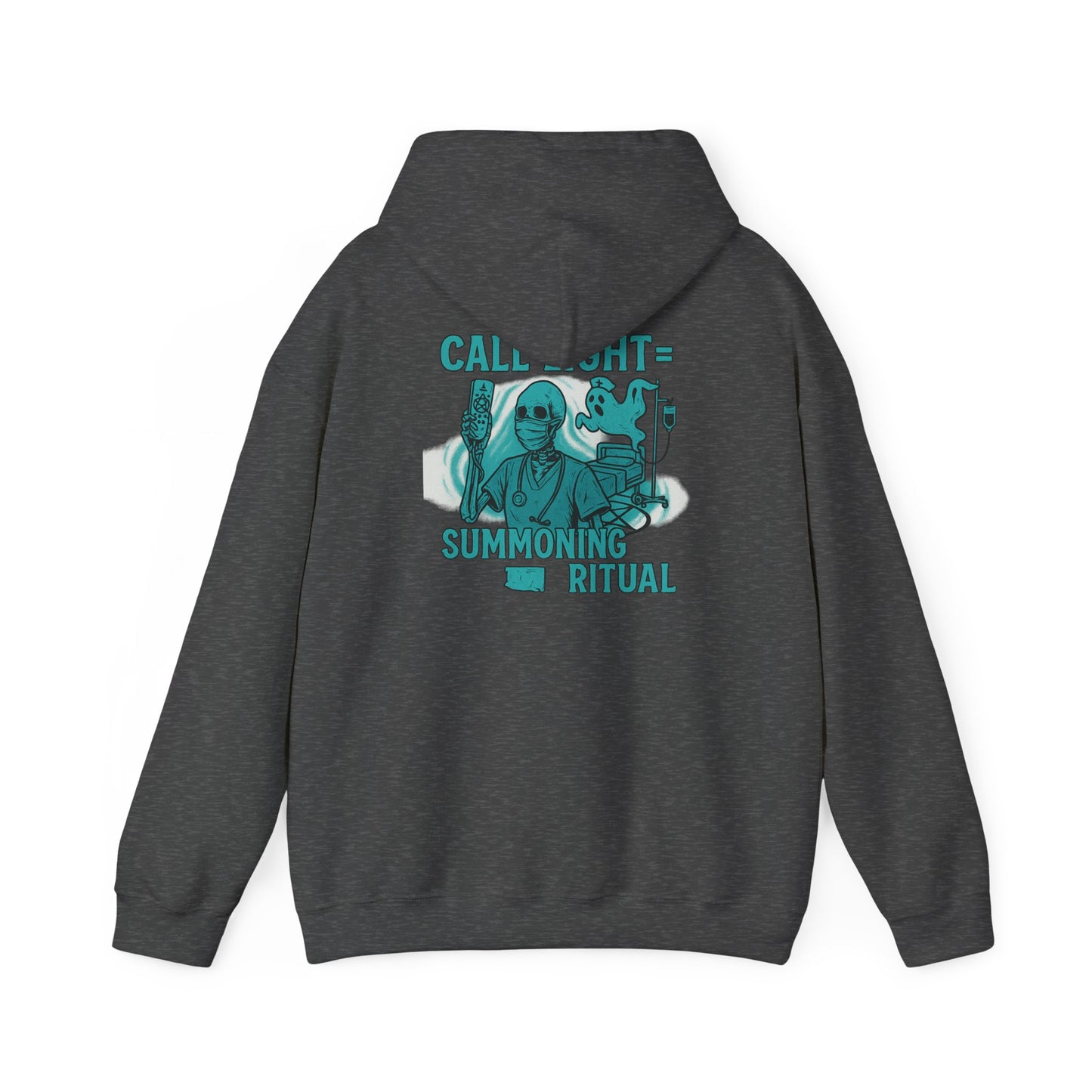 Cozy Unisex Sweatshirt with Summoning Ritual Design for Casual Wear, Gifts, Home, and Halloween