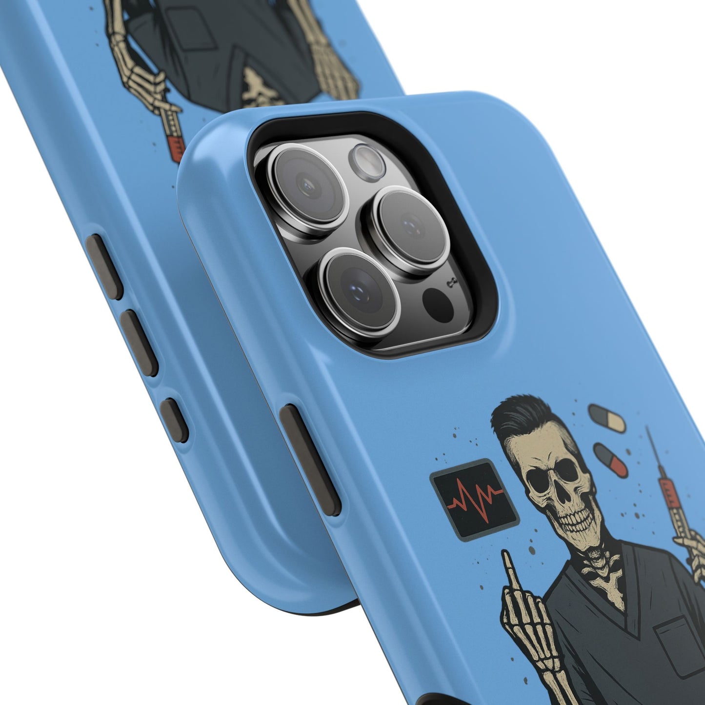 “Built Like a Code Cart. Tired Like a Night Shifter.” – Men’s Nurse Phone Case