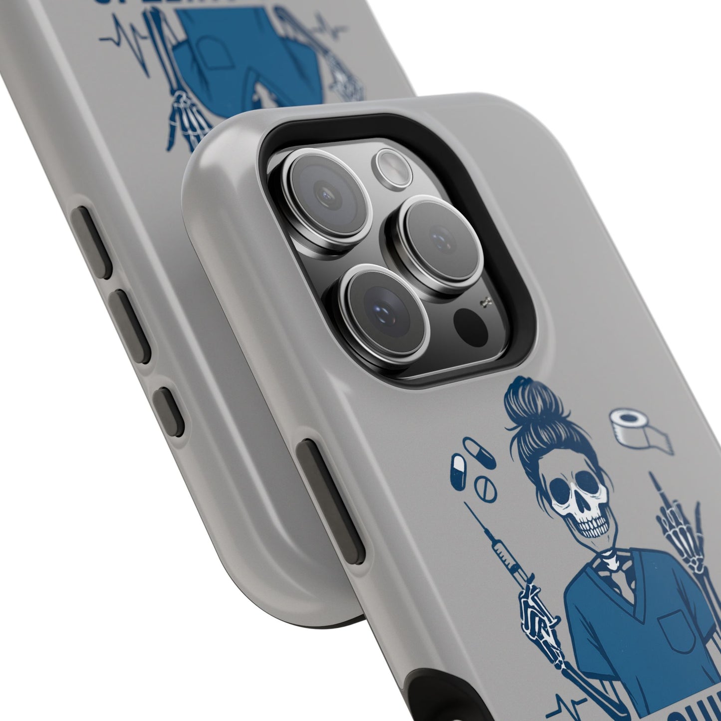 “This Shift Sponsored by Spite and Medical Tape” – Sarcastic Nurse Phone Case