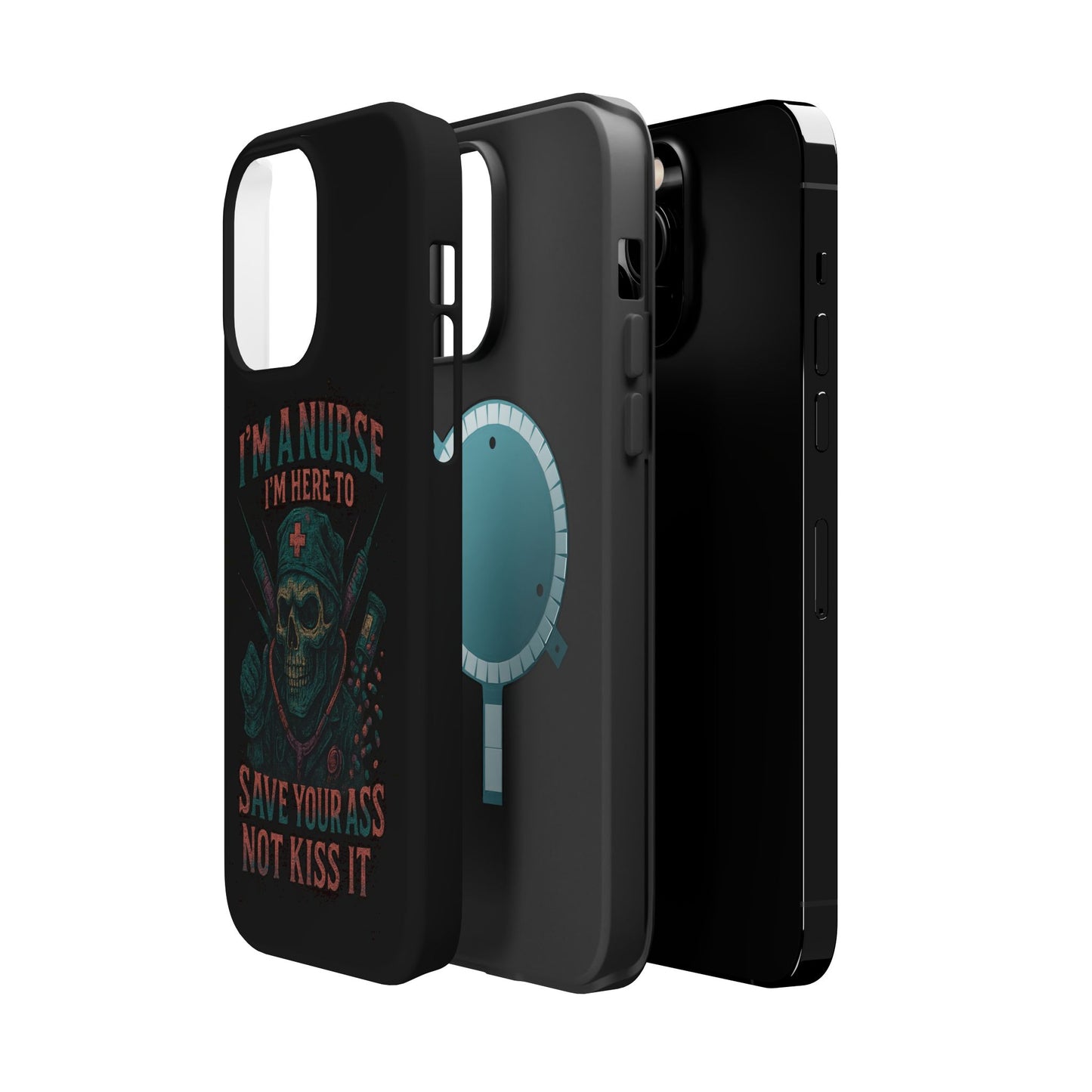 Nurse Humor Phone Case - Magnetic Tough Cases for Healthcare Professionals, Funny Nurse Gifts, Medical Gear, Supportive Nurse Accessories