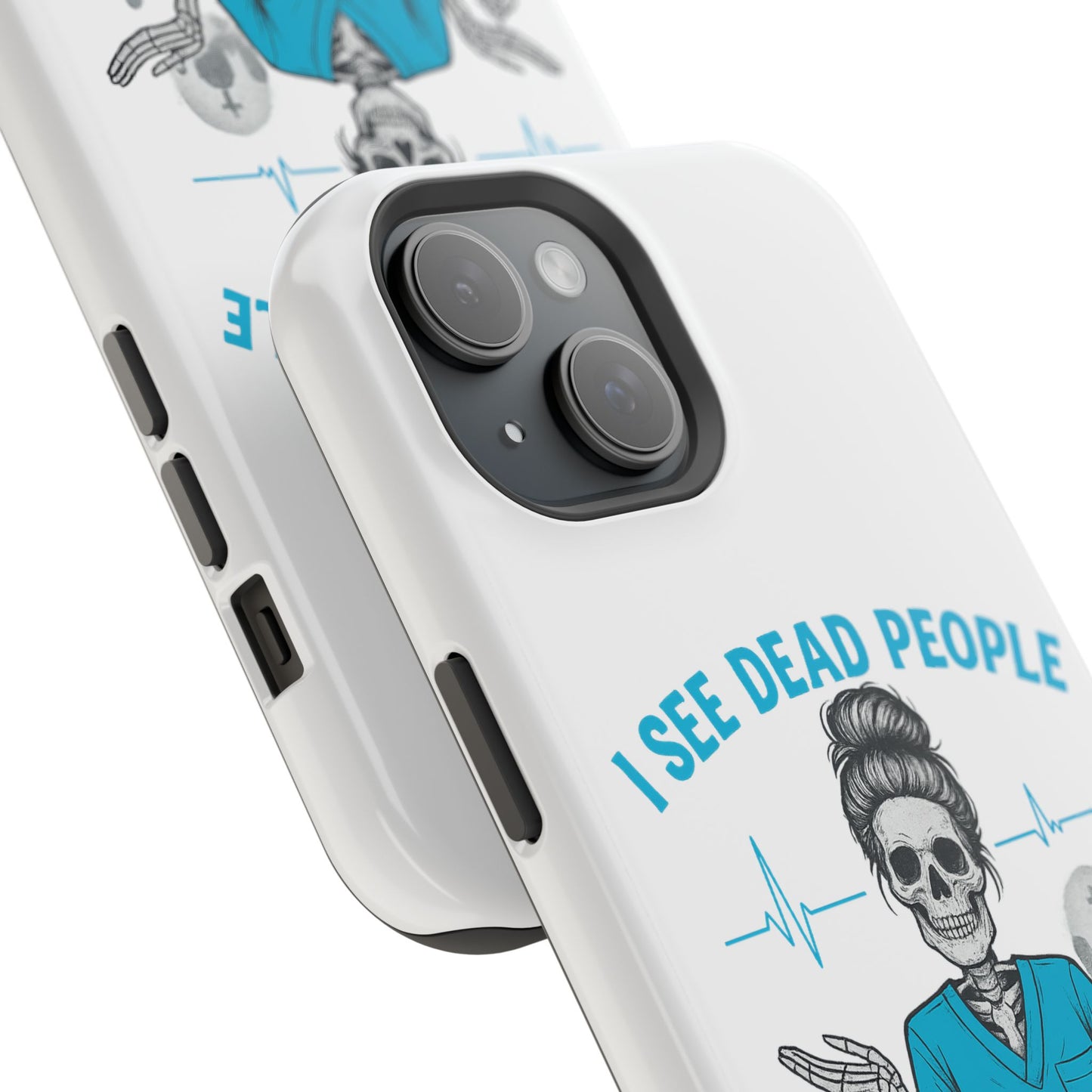 Magnetic Phone Case - I See Dead People, Fun Gift for Nurses, Quirky Healthcare Accessory, Medical Humor, Halloween Novelty, Phone [...]