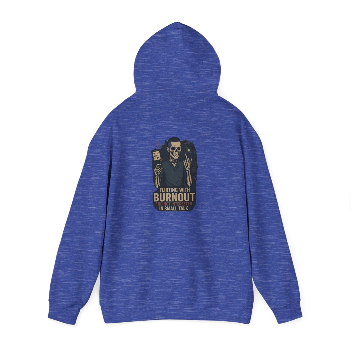 “Flirting With Burnout and Not Interested in Small Talk” – Men’s Chaos Hoodie