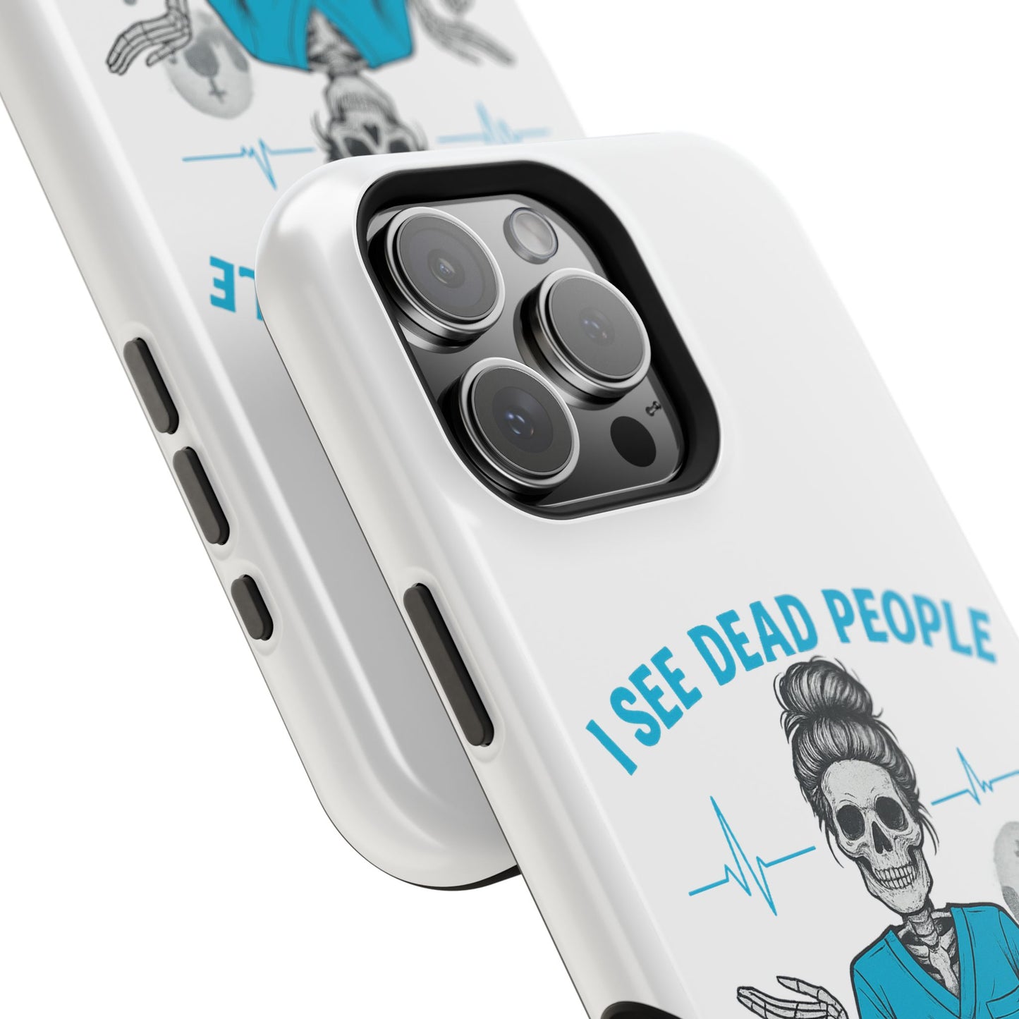 Magnetic Phone Case - I See Dead People, Fun Gift for Nurses, Quirky Healthcare Accessory, Medical Humor, Halloween Novelty, Phone [...]