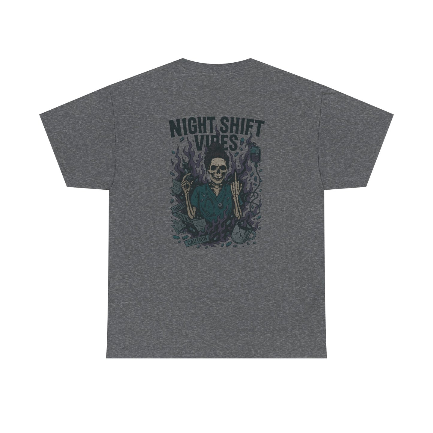 “Night Shift Vibes” – Funny Nurse T-Shirt