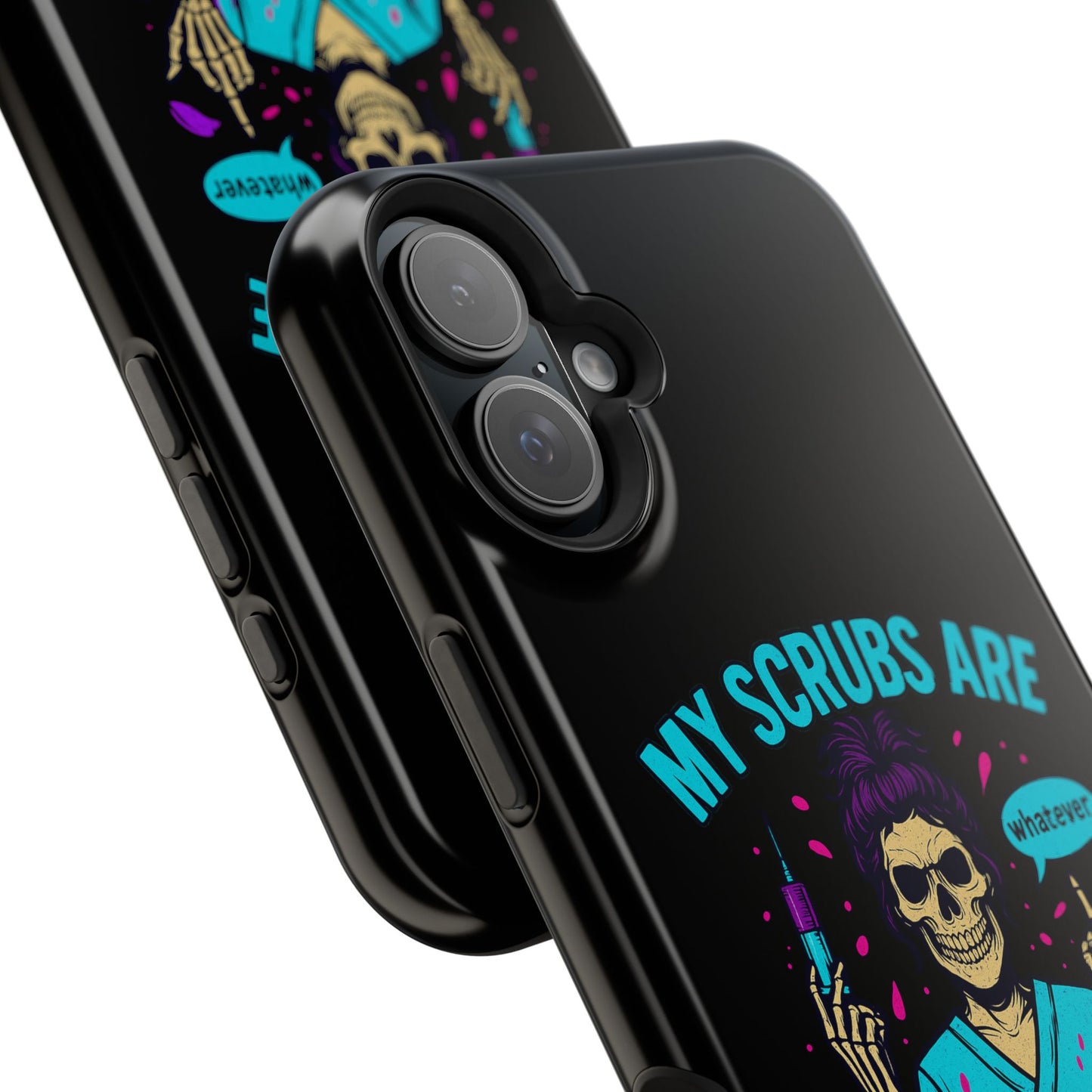 Sassy Nurse Phone Case, 30% Blood 70% Sarcasm Design, Healthcare Gift, Funny Medical Accessory, Tough Magnetic Cover