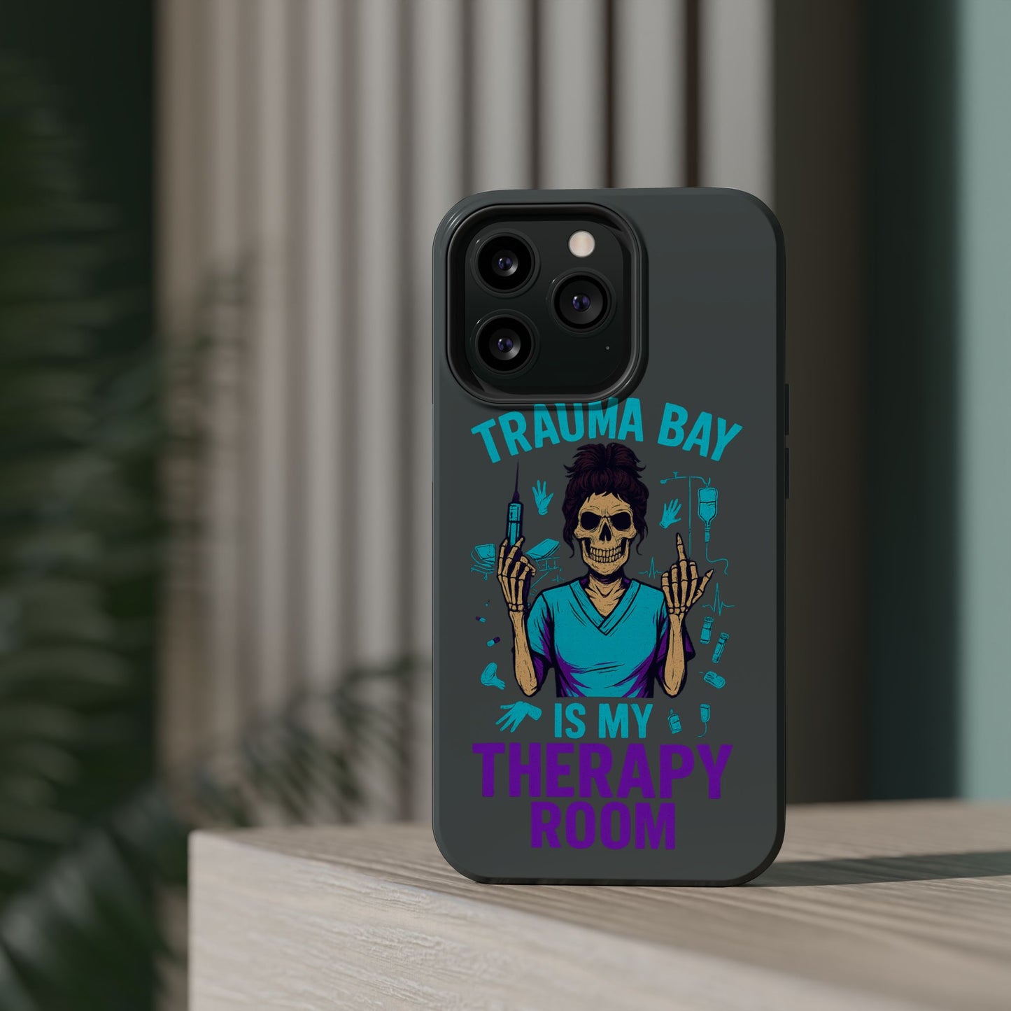 Magnetic Phone Case: Trauma Bay Is My Therapy Room - Perfect for Medical Professionals, Gifts for Nurses[...]