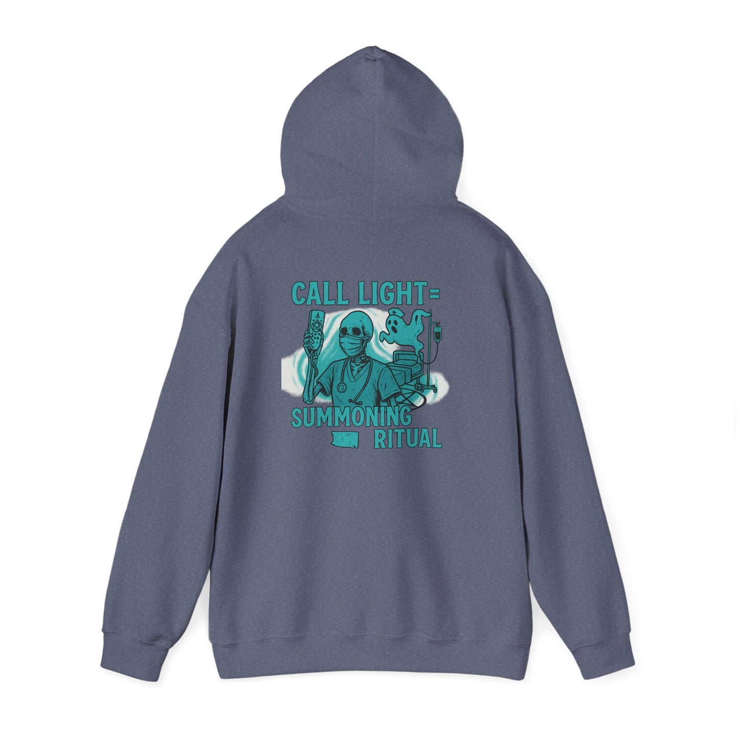 Cozy Unisex Sweatshirt with Summoning Ritual Design for Casual Wear, Gifts, Home, and Halloween