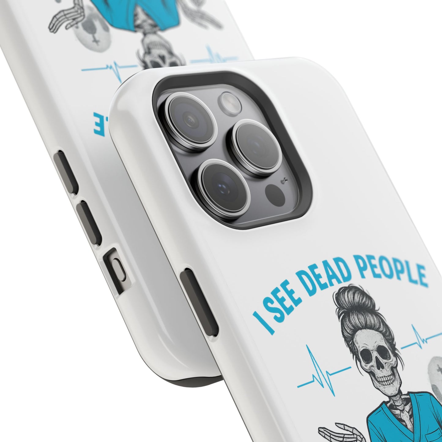Magnetic Phone Case - I See Dead People, Fun Gift for Nurses, Quirky Healthcare Accessory, Medical Humor, Halloween Novelty, Phone [...]