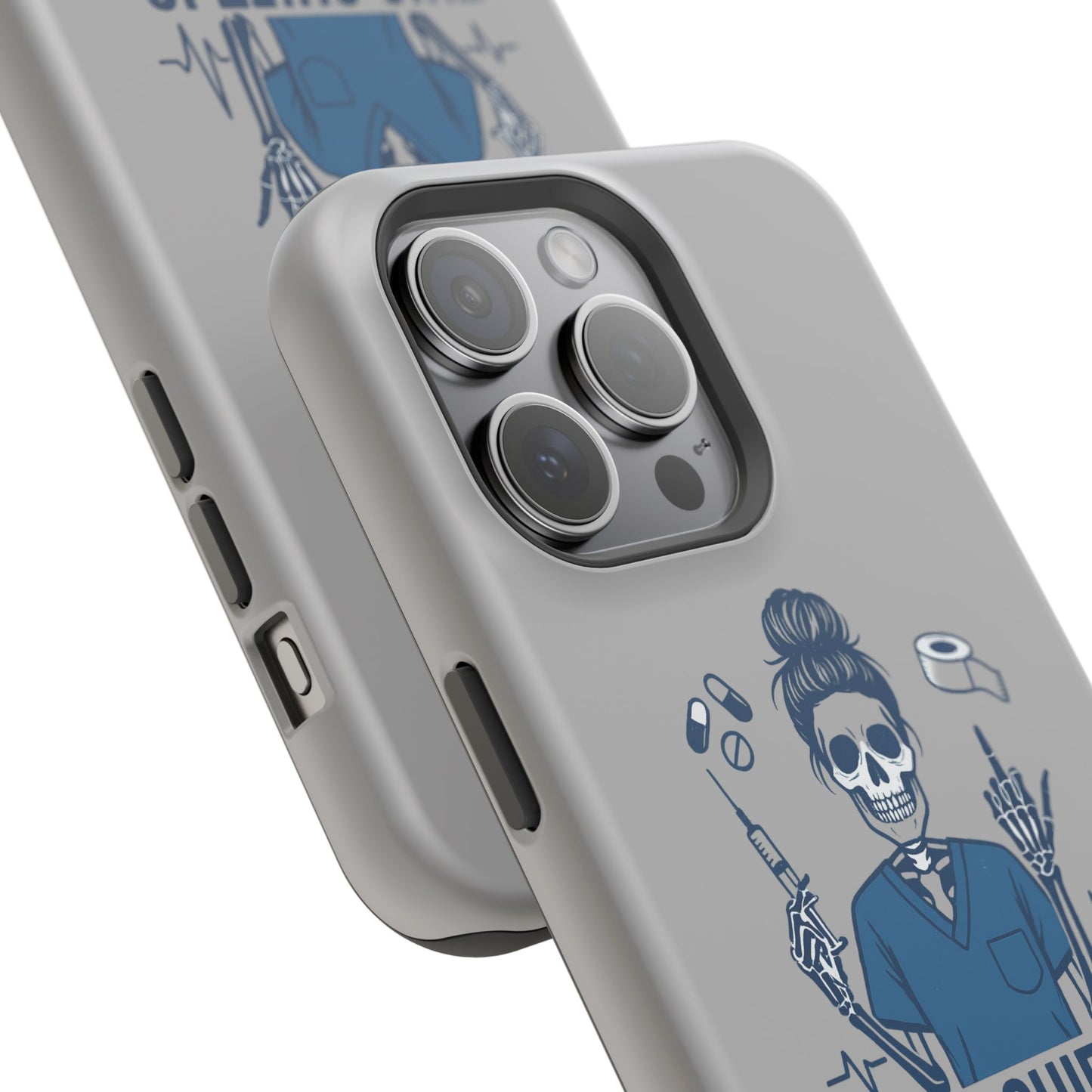 “This Shift Sponsored by Spite and Medical Tape” – Sarcastic Nurse Phone Case