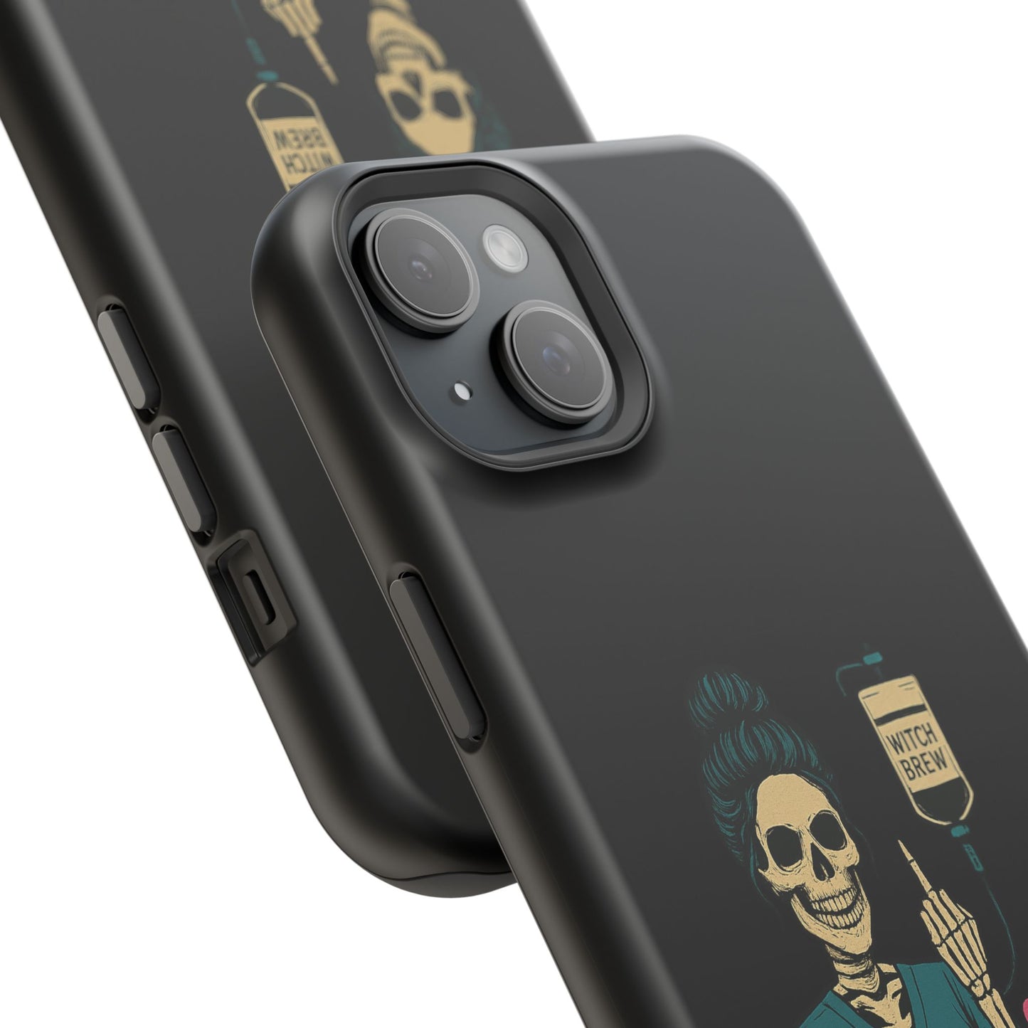 Caffeine Chaos Magnetic Phone Case, Halloween Gift, Witchy Accessories, Phone Cover, Spooky Style