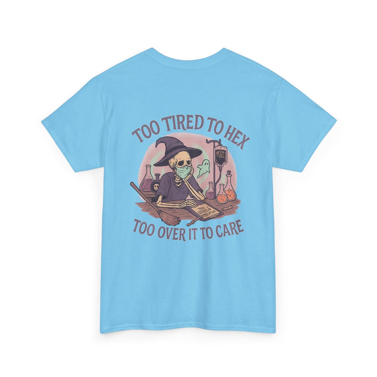 Too Tired to Hex Unisex Heavy Cotton Tee | Witchy T-Shirt | Perfect for Halloween, Casual Wear, Gift for Witches, Fun Graphic Tee, [...]